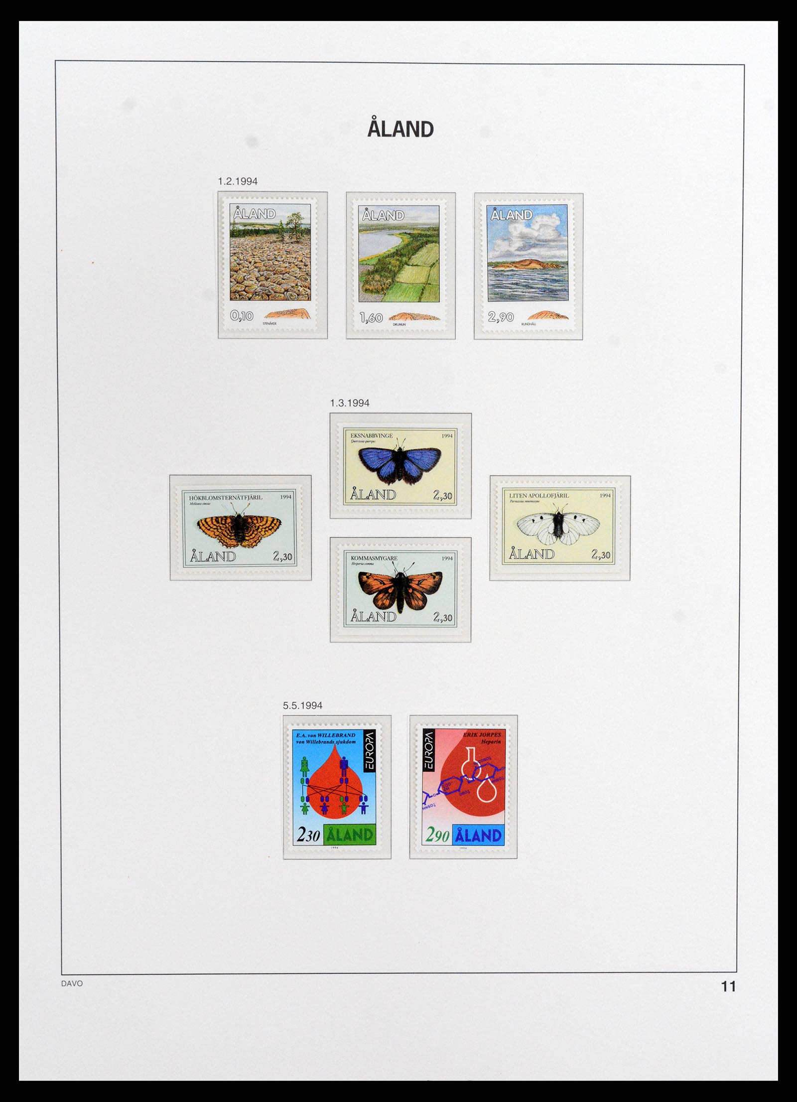37806 011 - Postzegelverzameling 37806 Aland 1984-2020!