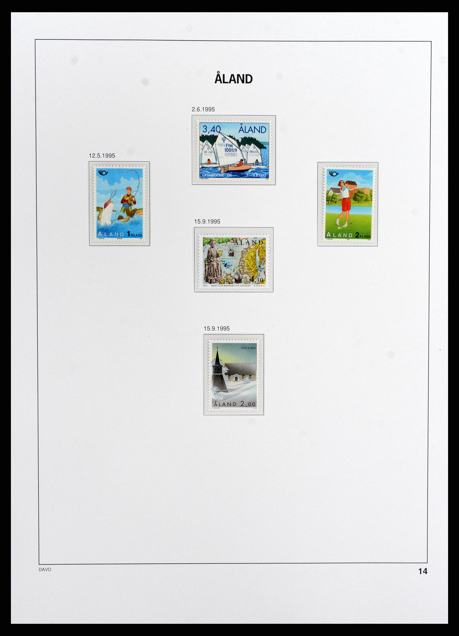 37806 014 - Postzegelverzameling 37806 Aland 1984-2020!
