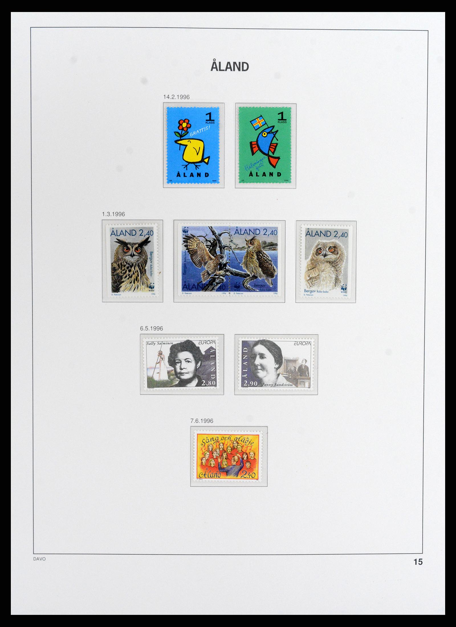 37806 015 - Postzegelverzameling 37806 Aland 1984-2020!