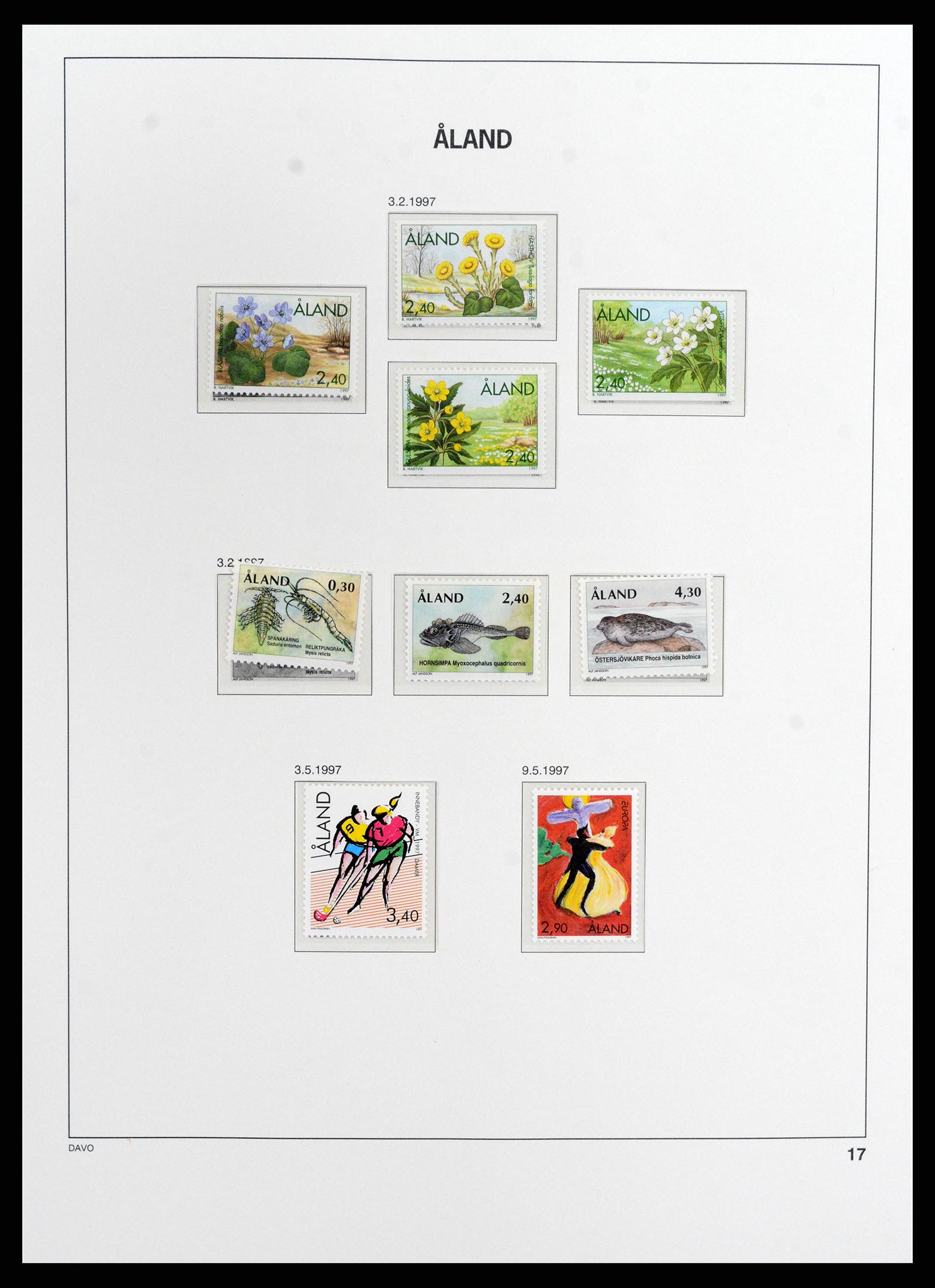 37806 017 - Postzegelverzameling 37806 Aland 1984-2020!