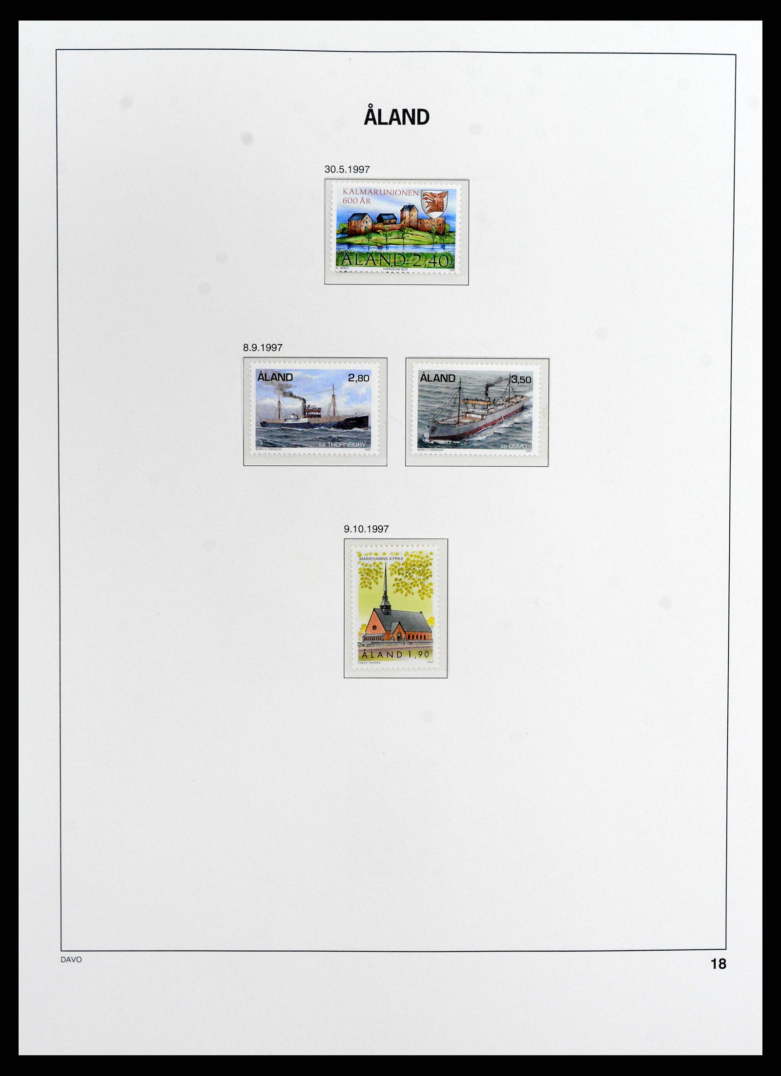 37806 018 - Postzegelverzameling 37806 Aland 1984-2020!
