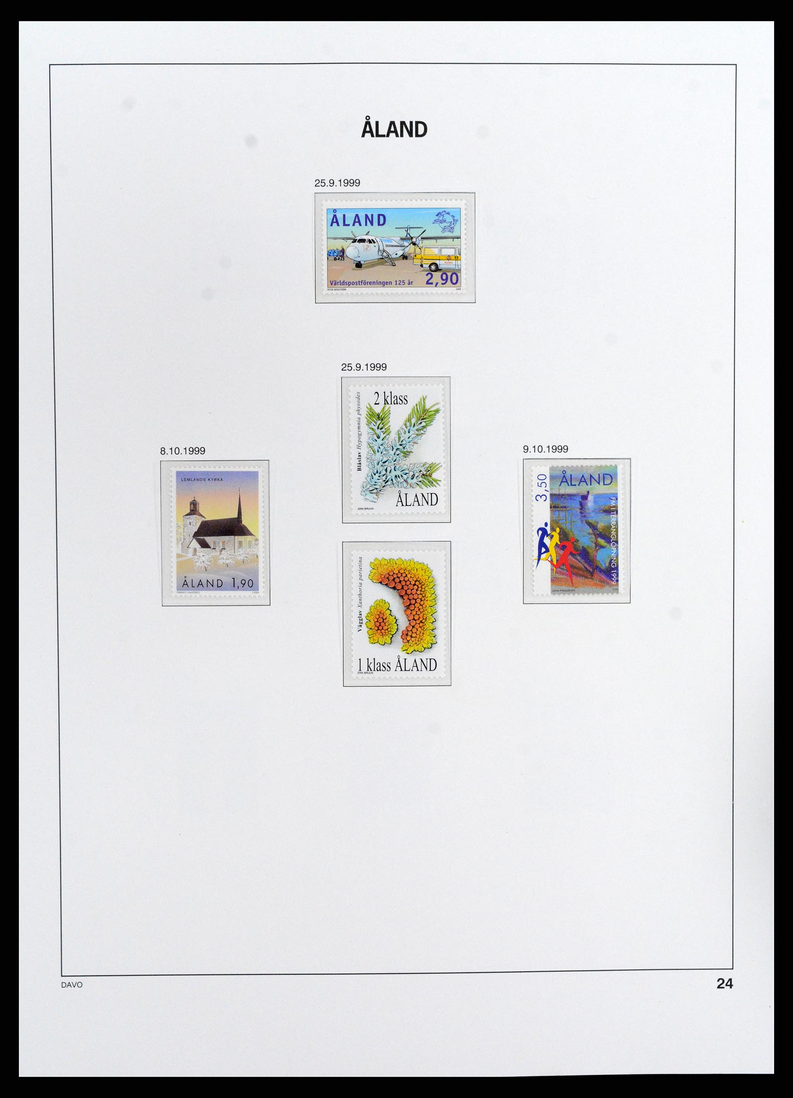 37806 024 - Postzegelverzameling 37806 Aland 1984-2020!