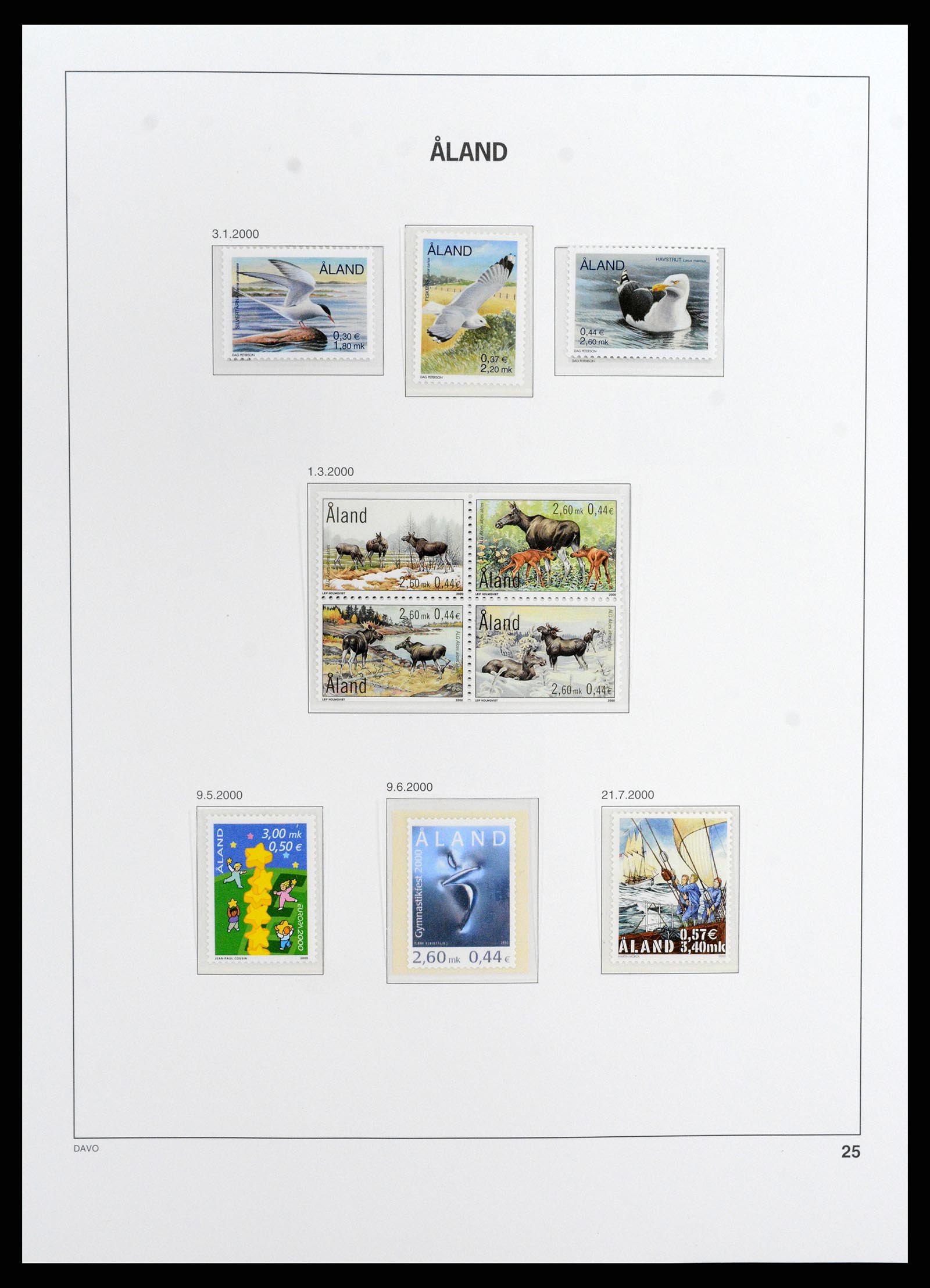 37806 025 - Postzegelverzameling 37806 Aland 1984-2020!