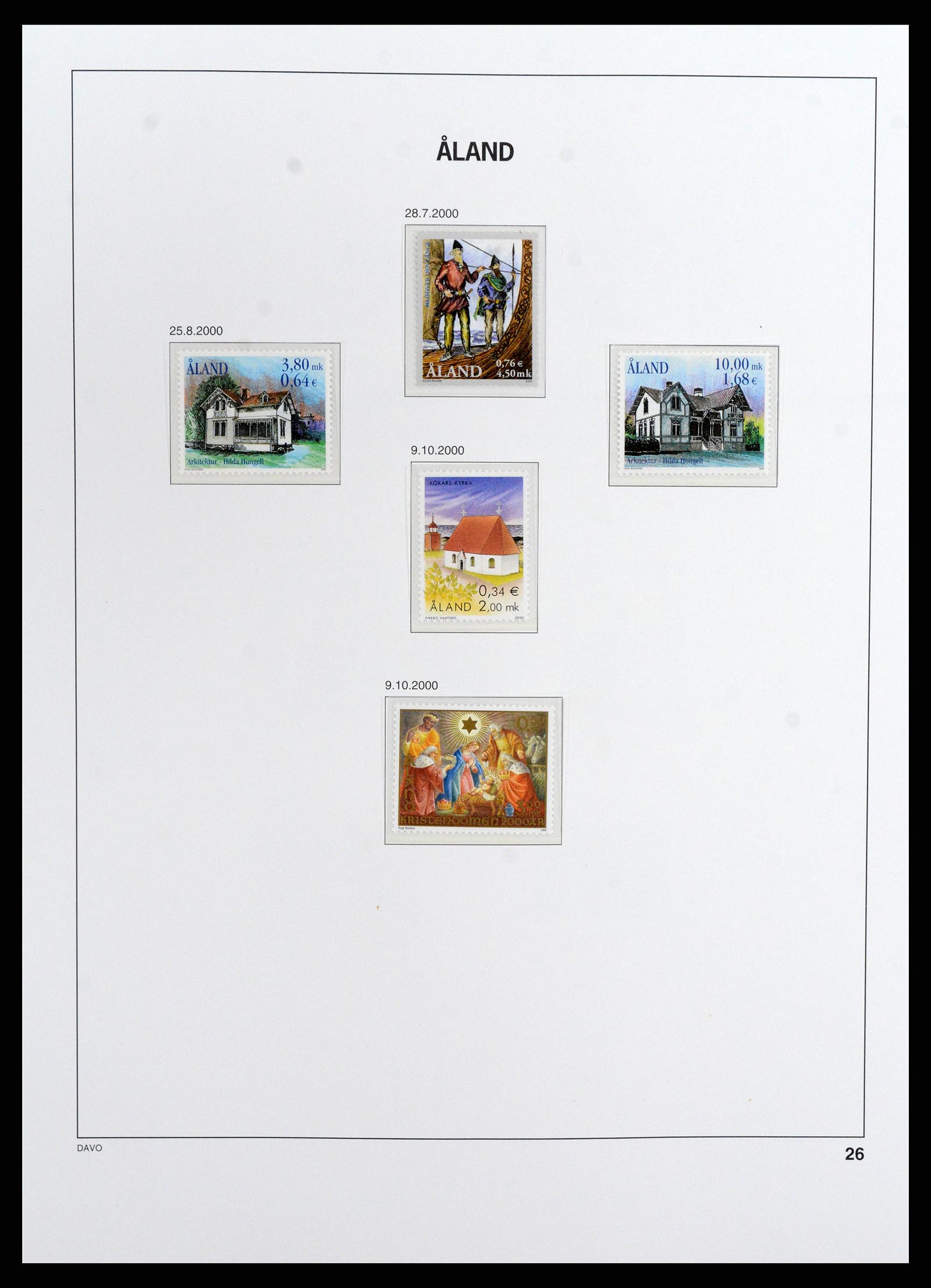 37806 026 - Postzegelverzameling 37806 Aland 1984-2020!
