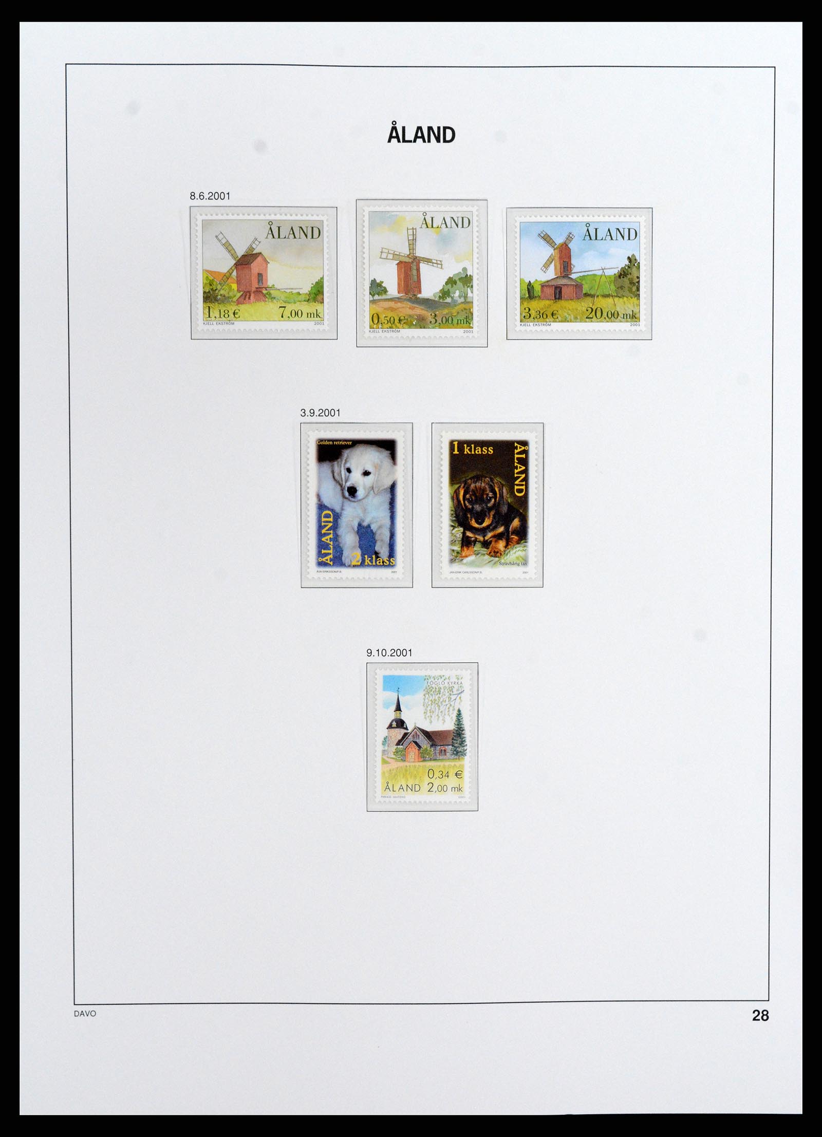 37806 028 - Postzegelverzameling 37806 Aland 1984-2020!