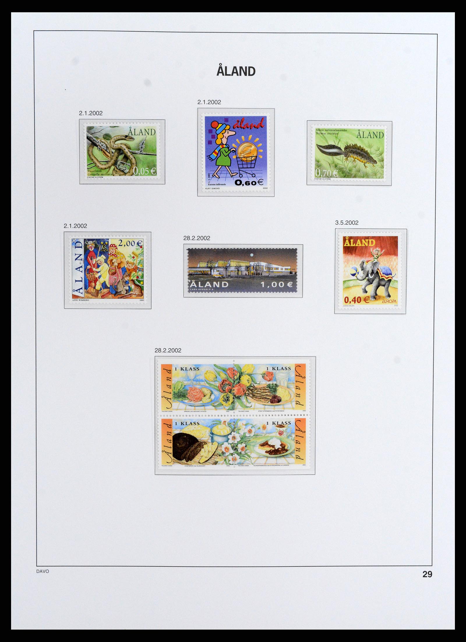 37806 029 - Postzegelverzameling 37806 Aland 1984-2020!