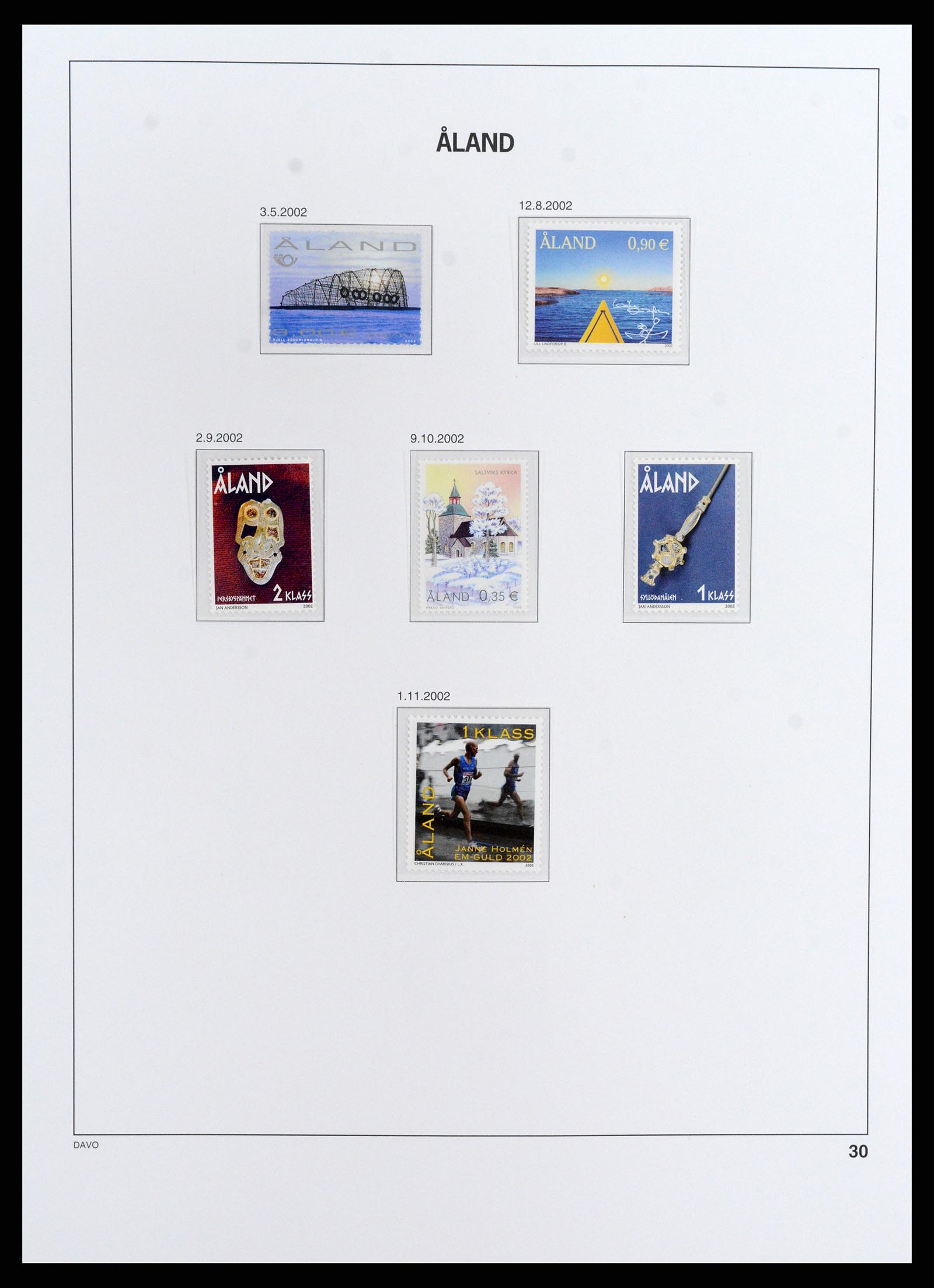 37806 030 - Stamp Collection 37806 Aland 1984-2020!