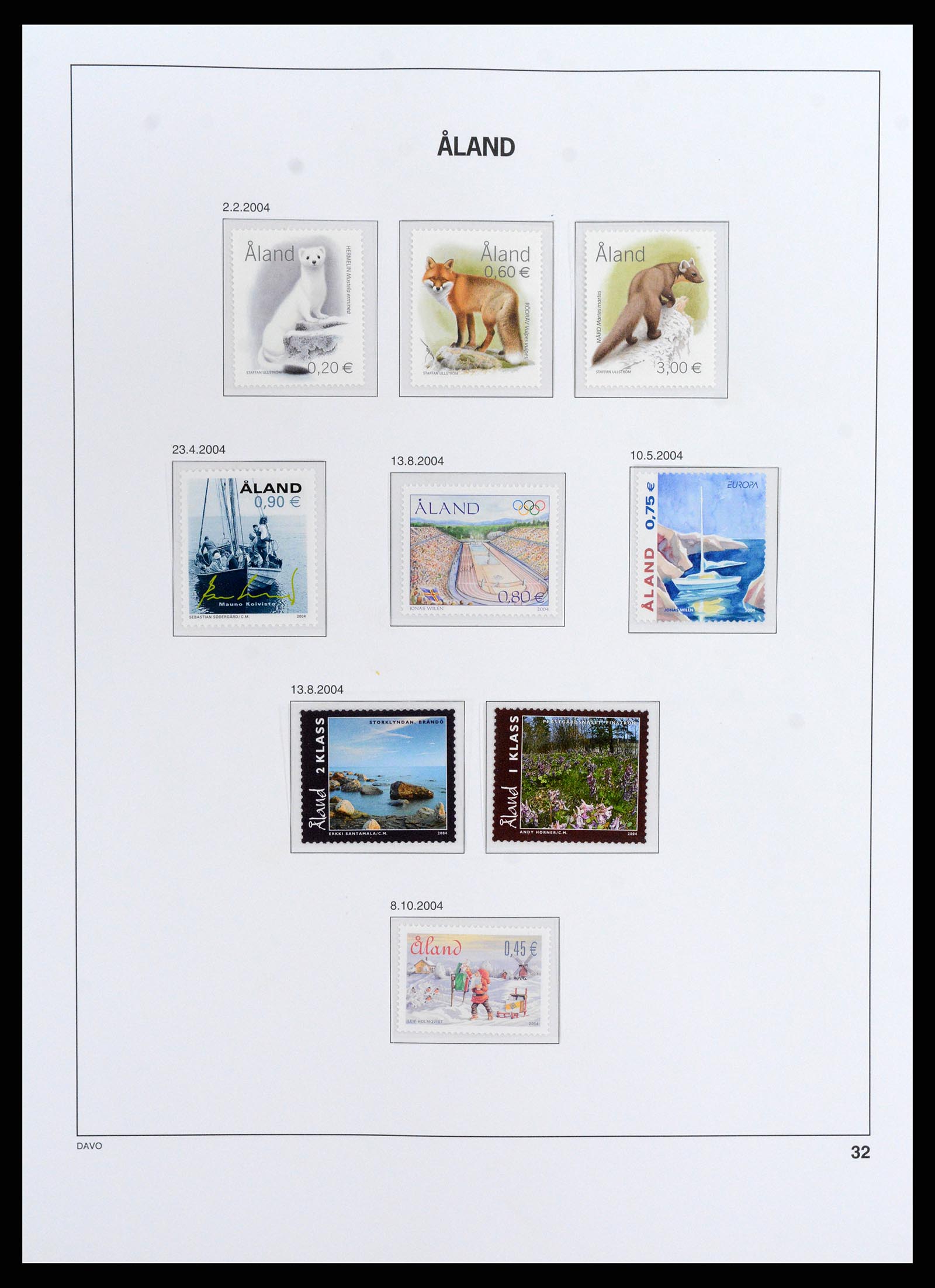 37806 033 - Postzegelverzameling 37806 Aland 1984-2020!