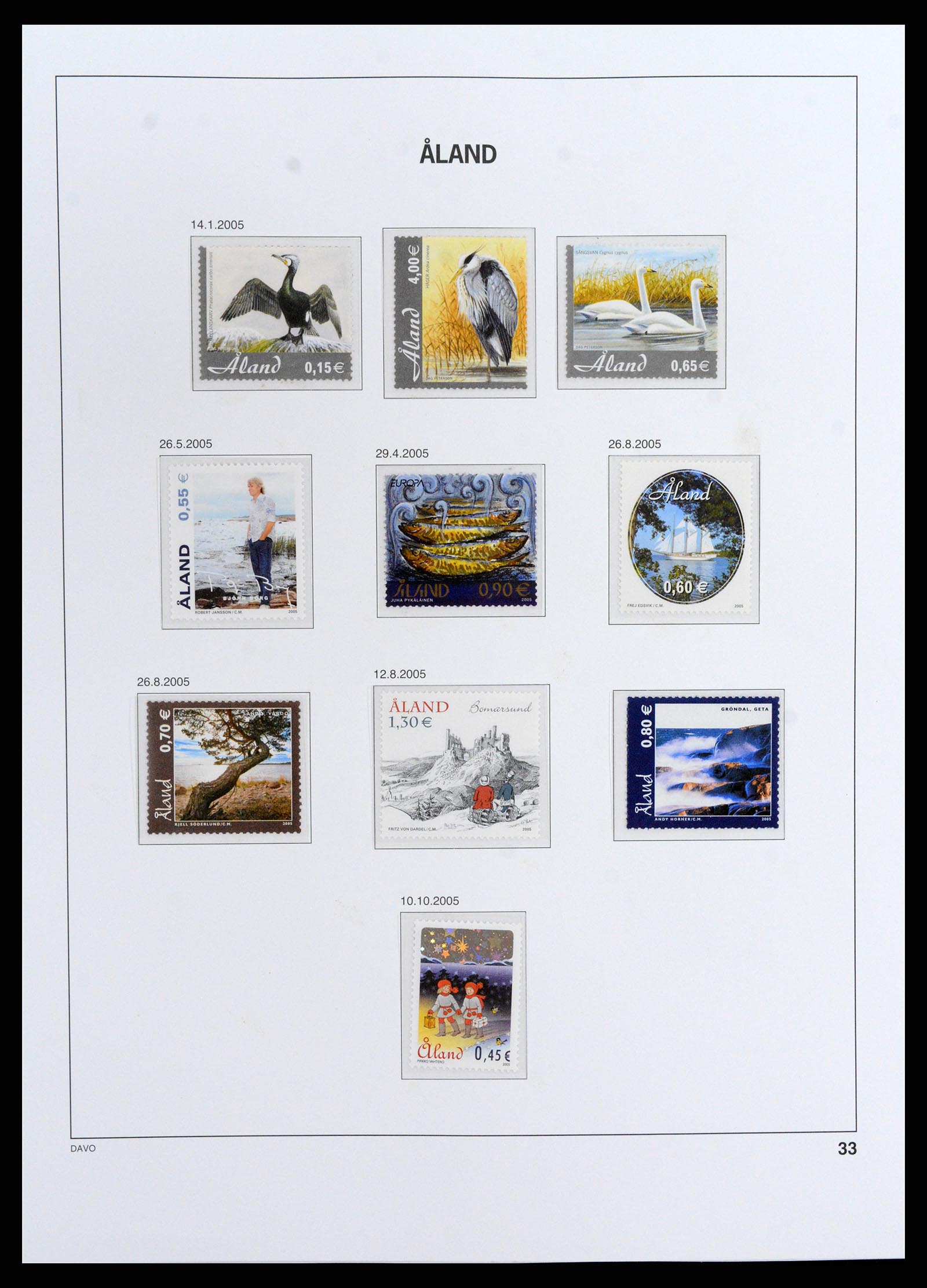 37806 034 - Postzegelverzameling 37806 Aland 1984-2020!