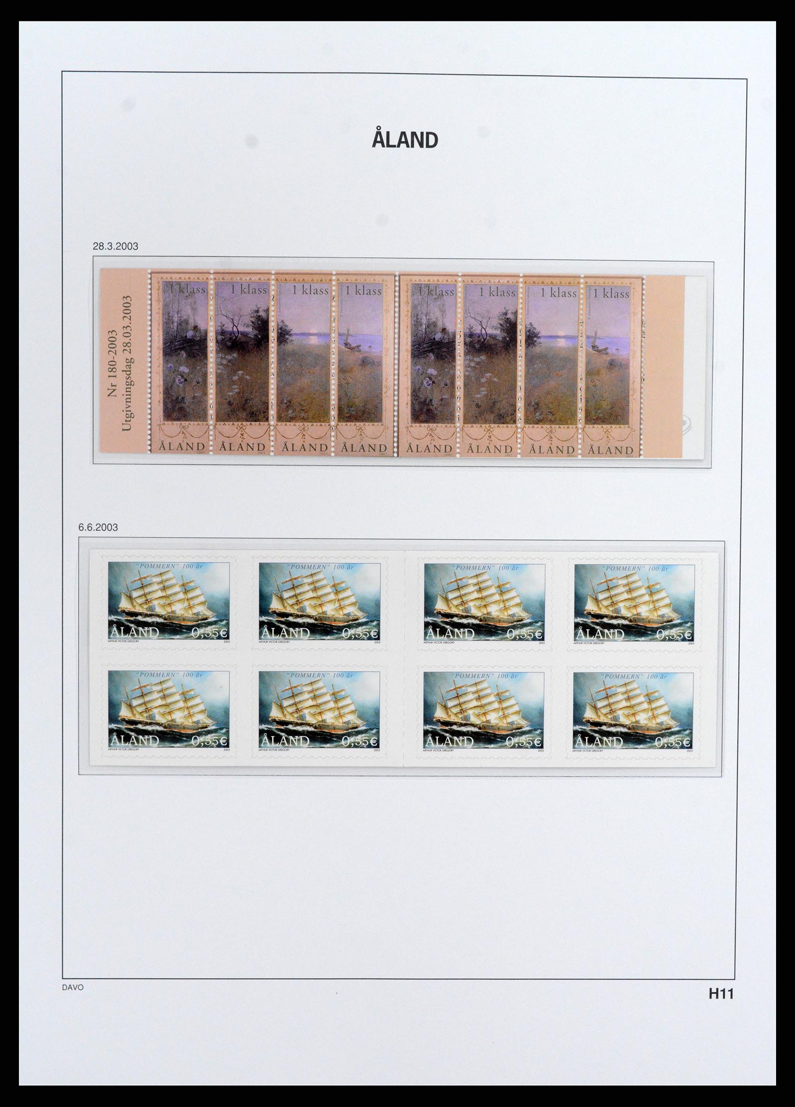 37806 052 - Stamp Collection 37806 Aland 1984-2020!