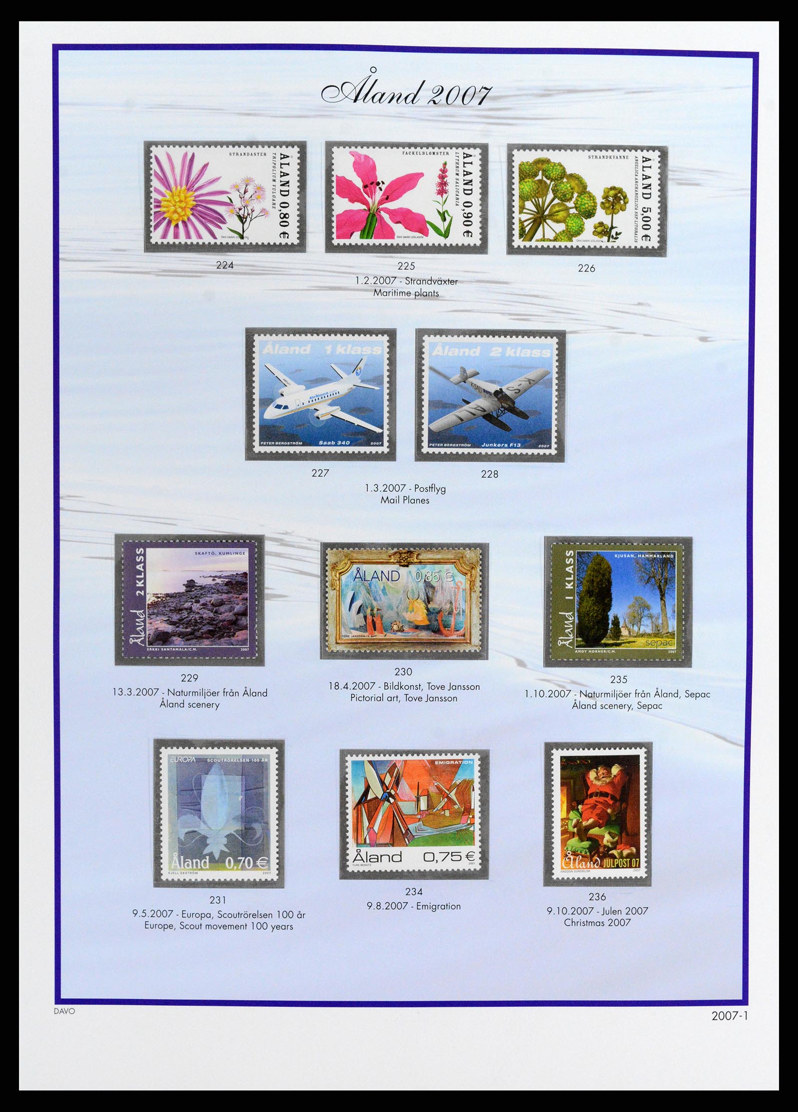 37806 058 - Stamp Collection 37806 Aland 1984-2020!