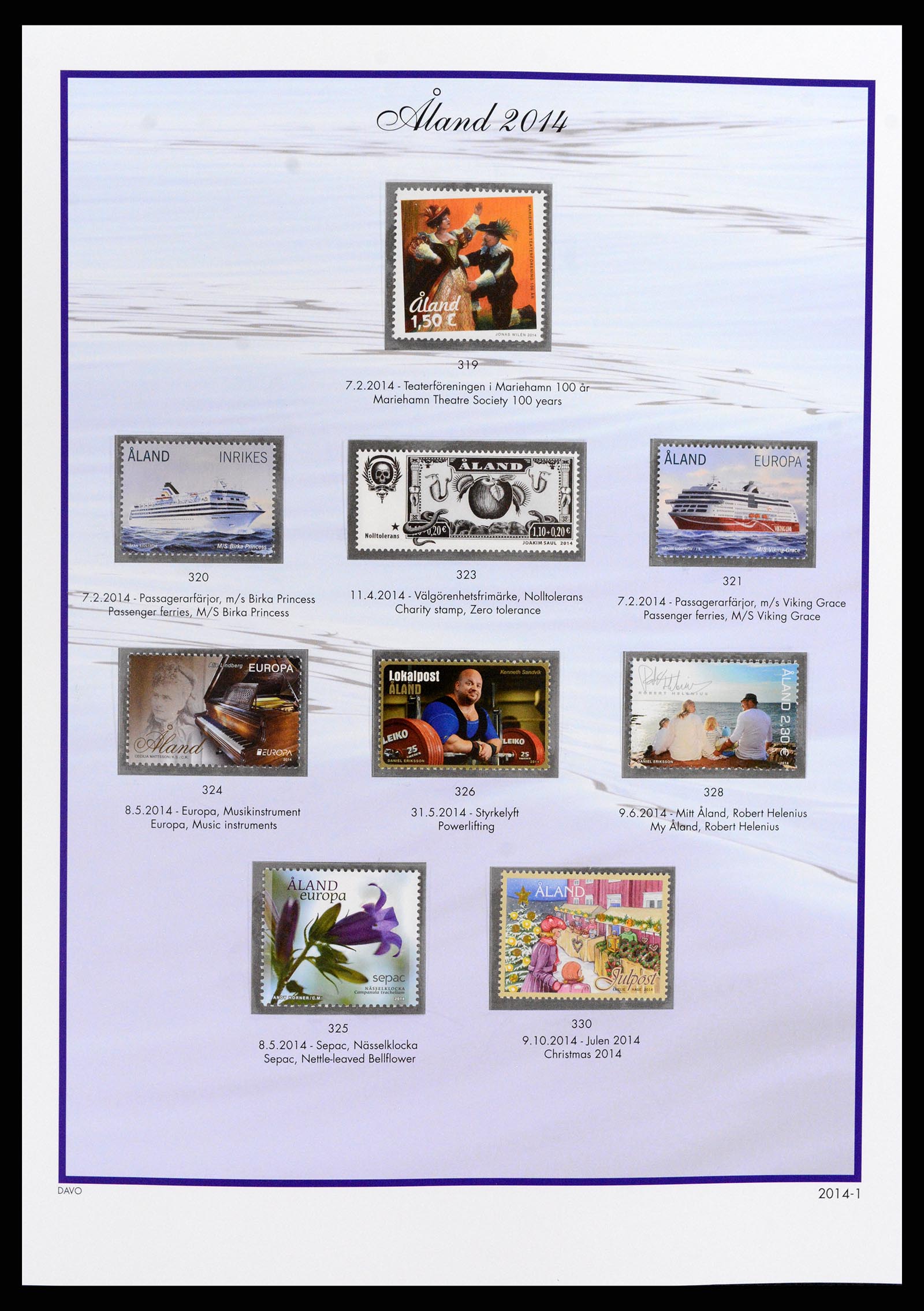 37806 087 - Stamp Collection 37806 Aland 1984-2020!