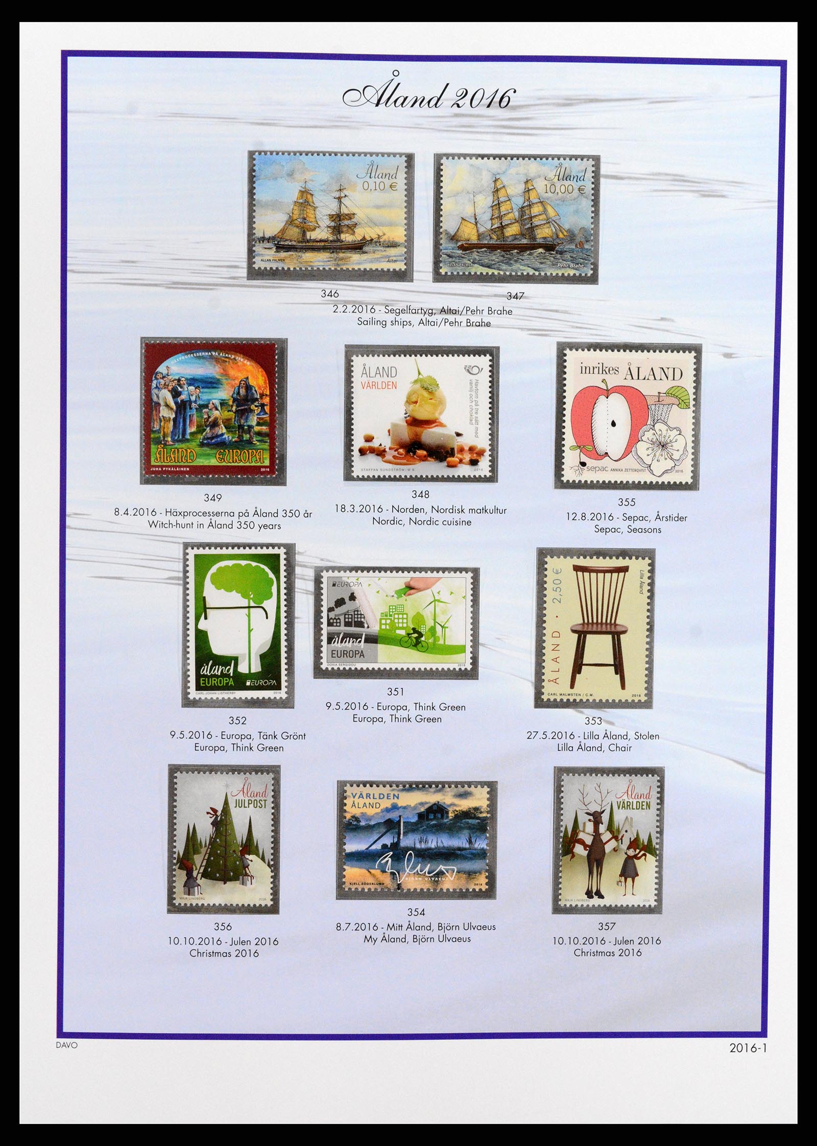 37806 097 - Stamp Collection 37806 Aland 1984-2020!