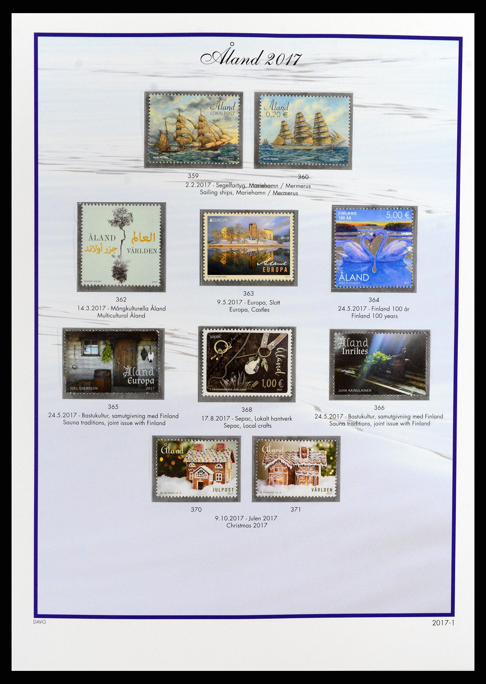 37806 101 - Postzegelverzameling 37806 Aland 1984-2020!