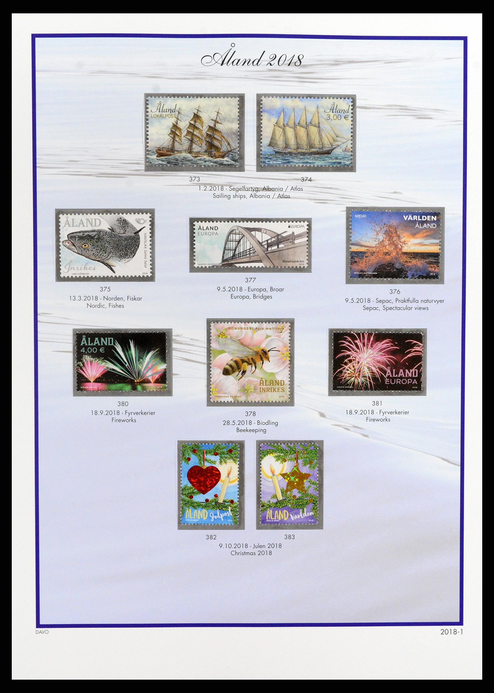 37806 106 - Postzegelverzameling 37806 Aland 1984-2020!