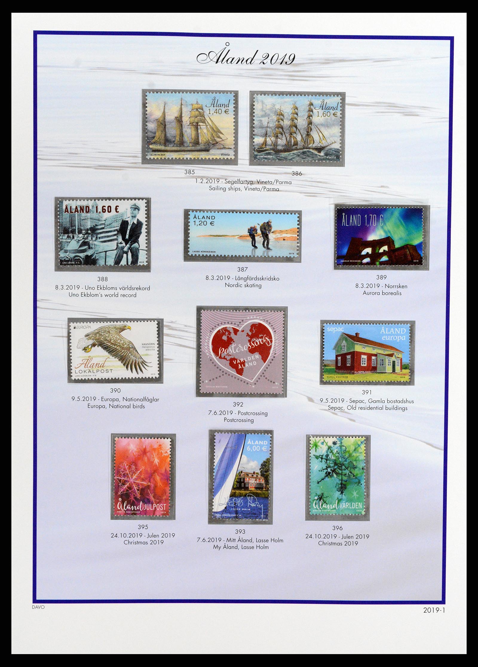 37806 110 - Postzegelverzameling 37806 Aland 1984-2020!