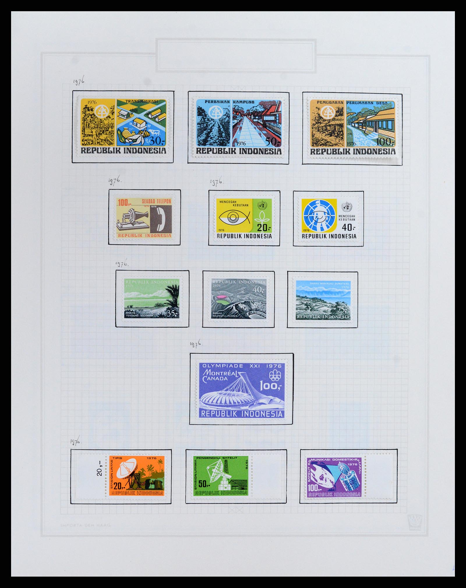 37807 148 - Stamp Collection 37807 Indonesia 1948-1977.