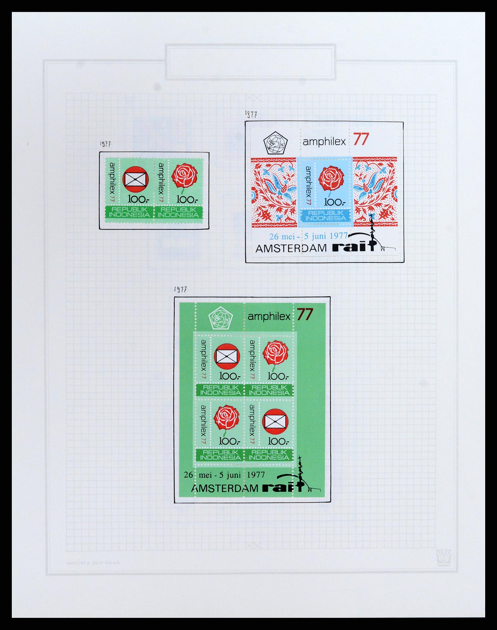 37807 152 - Stamp Collection 37807 Indonesia 1948-1977.