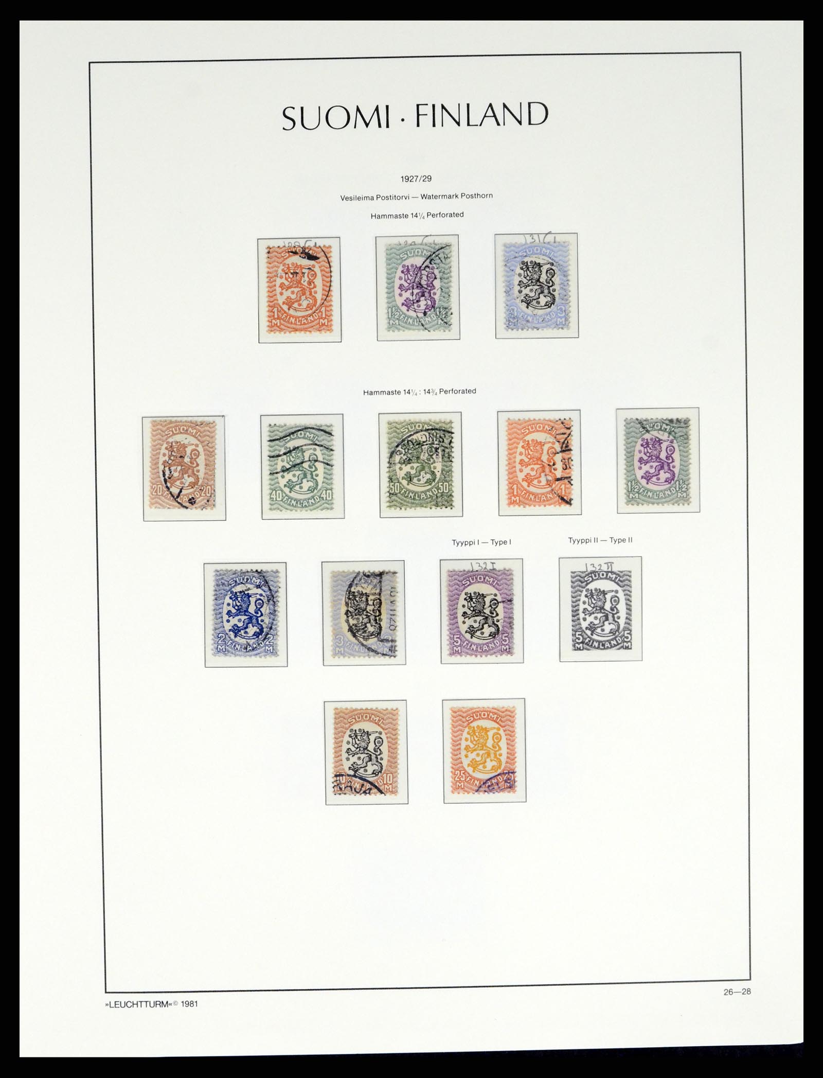37808 014 - Postzegelverzameling 37808 Finland 1860-2014.