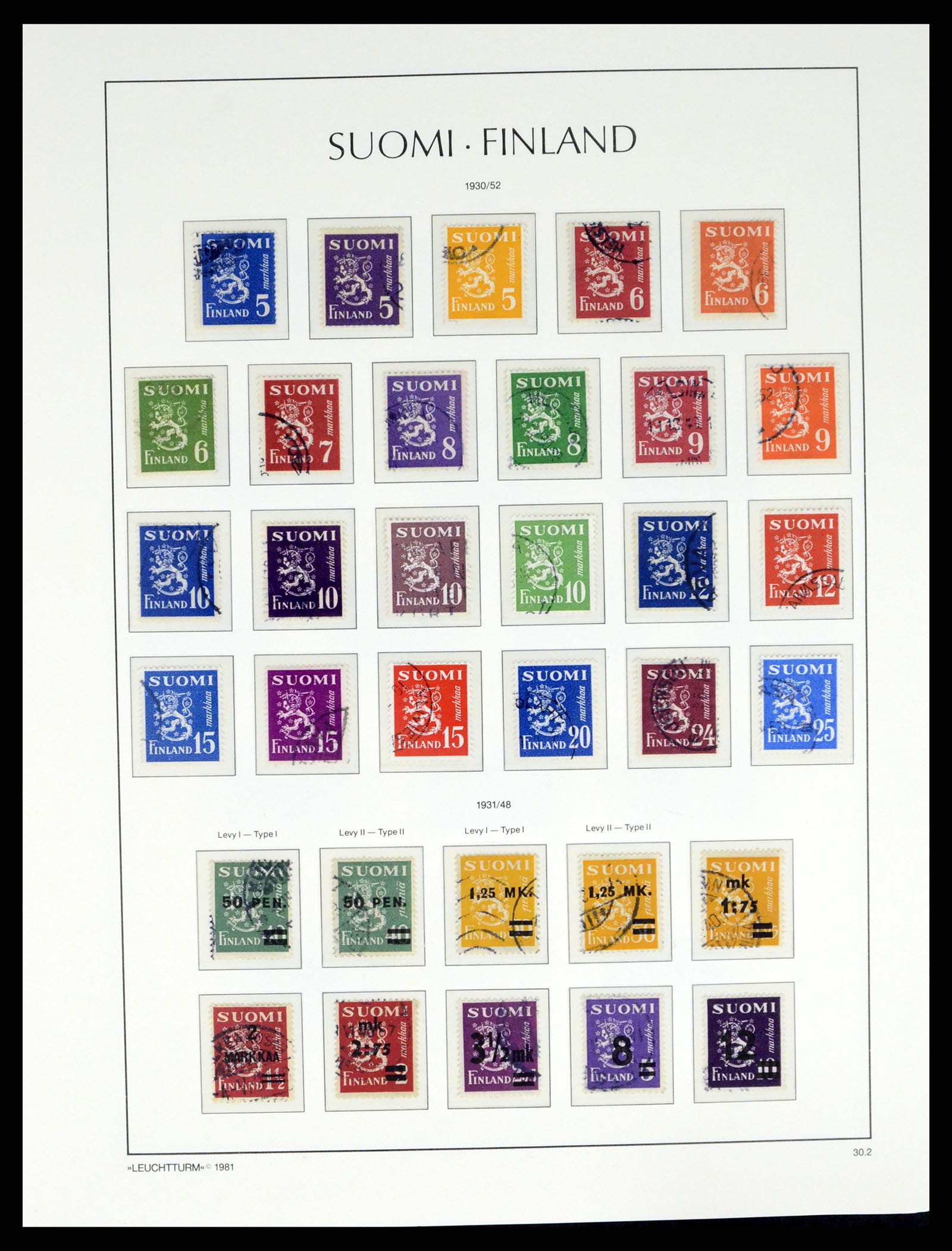 37808 017 - Postzegelverzameling 37808 Finland 1860-2014.