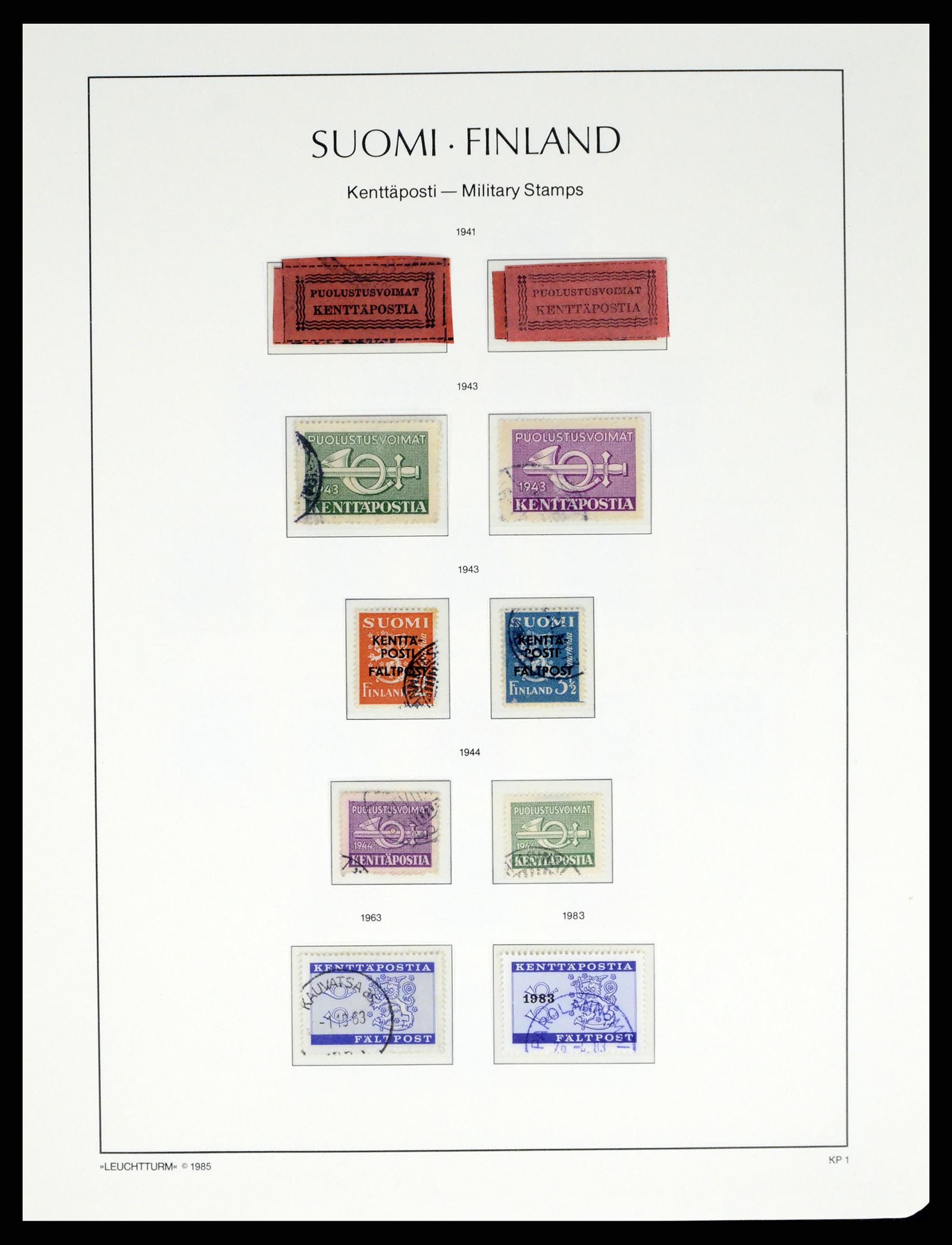 37808 045 - Postzegelverzameling 37808 Finland 1860-2014.