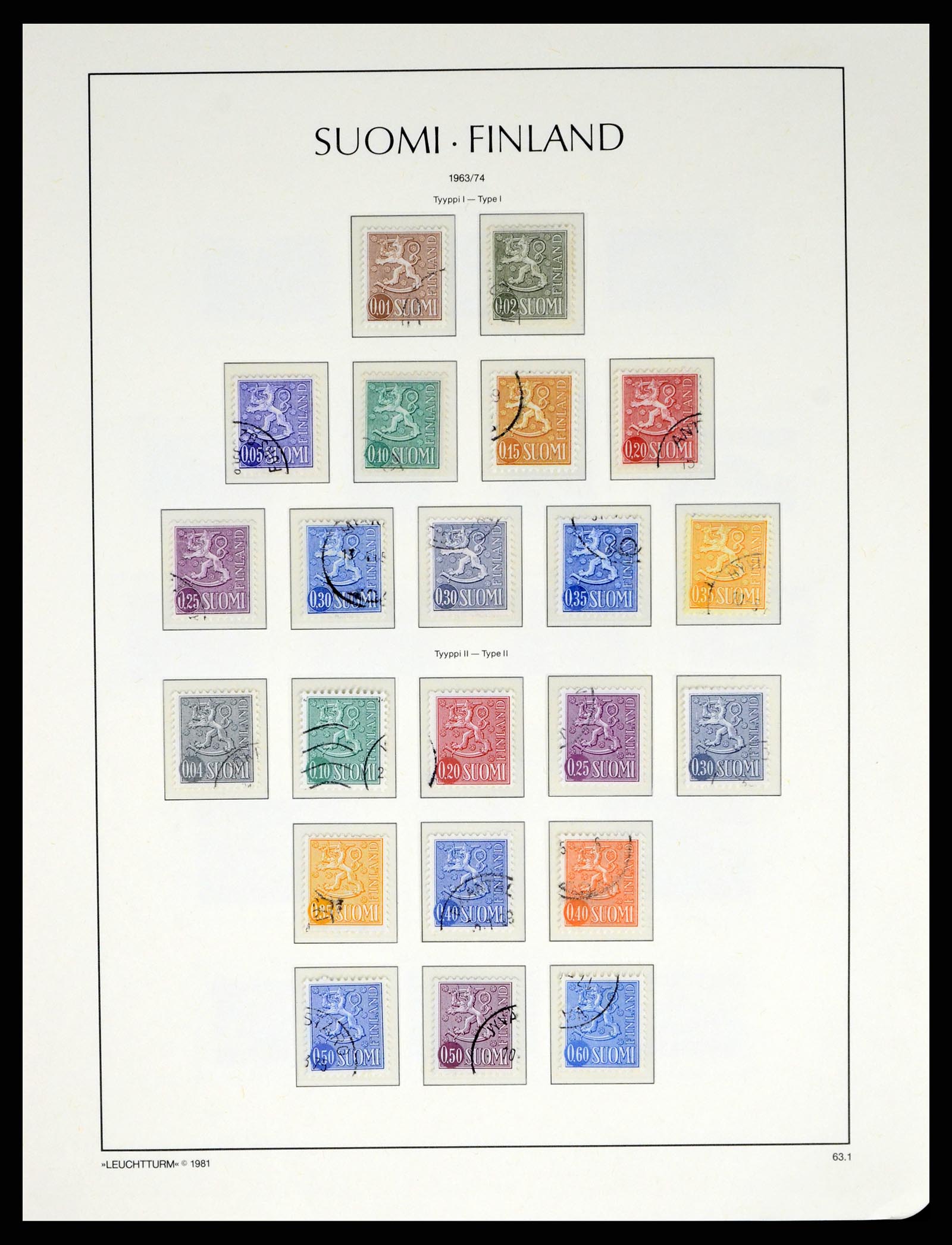 37808 046 - Postzegelverzameling 37808 Finland 1860-2014.