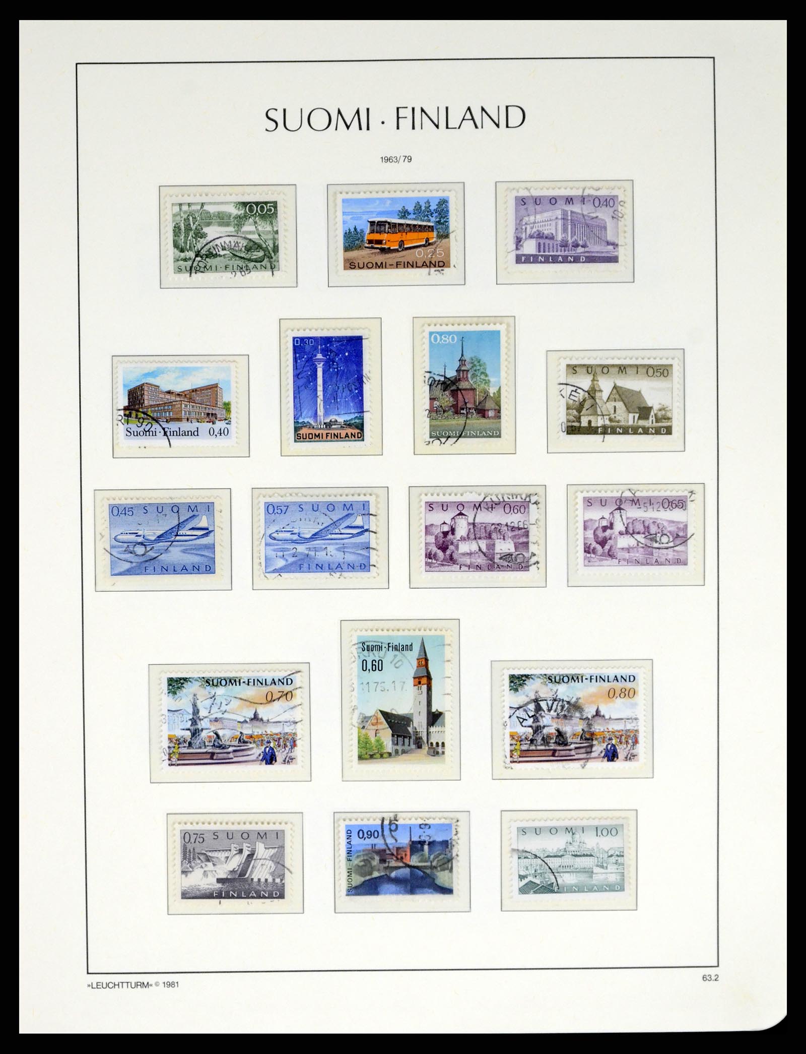 37808 047 - Postzegelverzameling 37808 Finland 1860-2014.