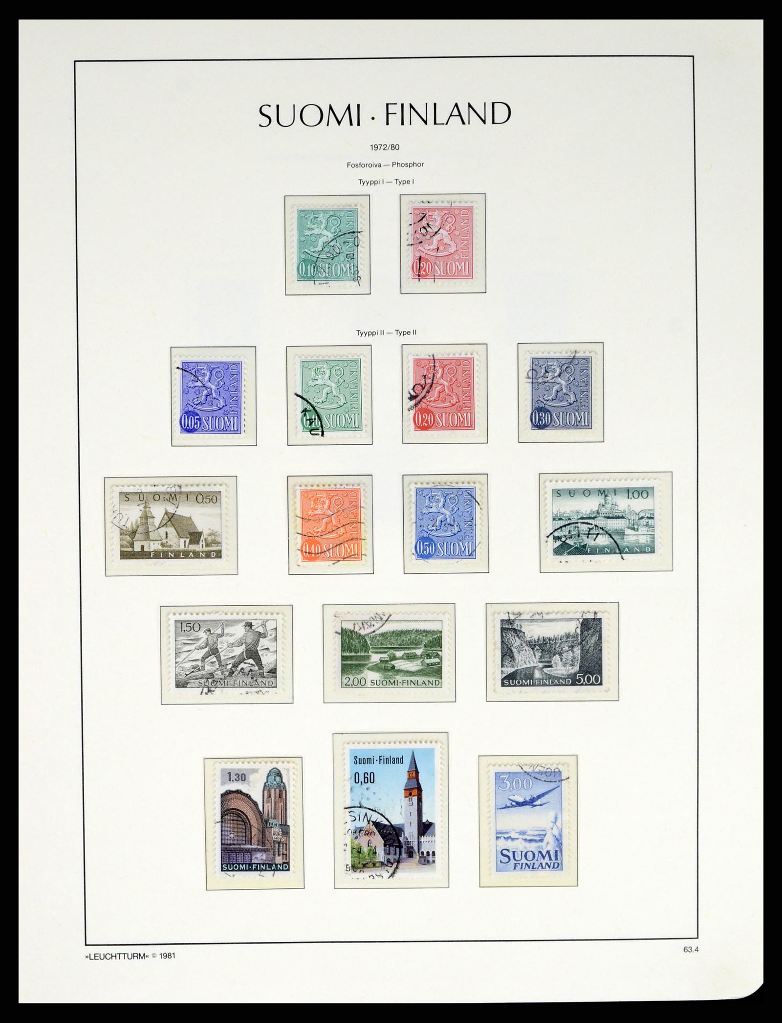 37808 049 - Postzegelverzameling 37808 Finland 1860-2014.
