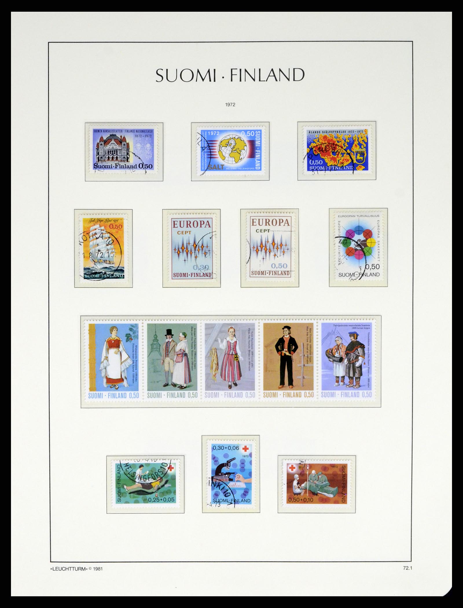 37808 059 - Postzegelverzameling 37808 Finland 1860-2014.