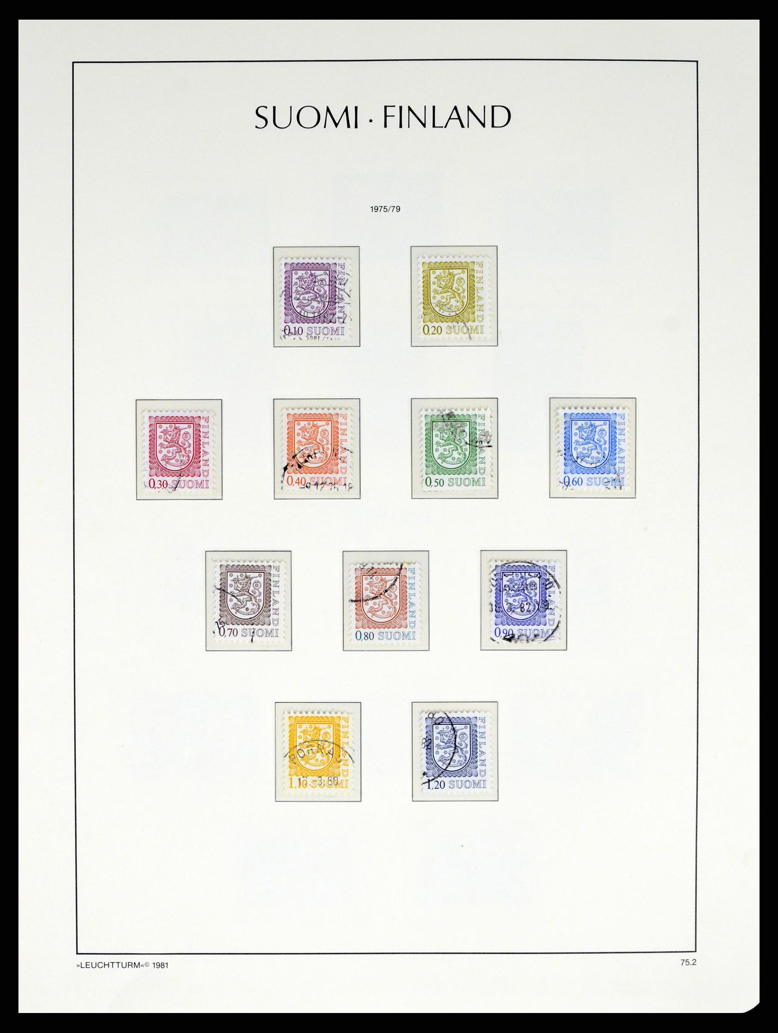 37808 064 - Postzegelverzameling 37808 Finland 1860-2014.