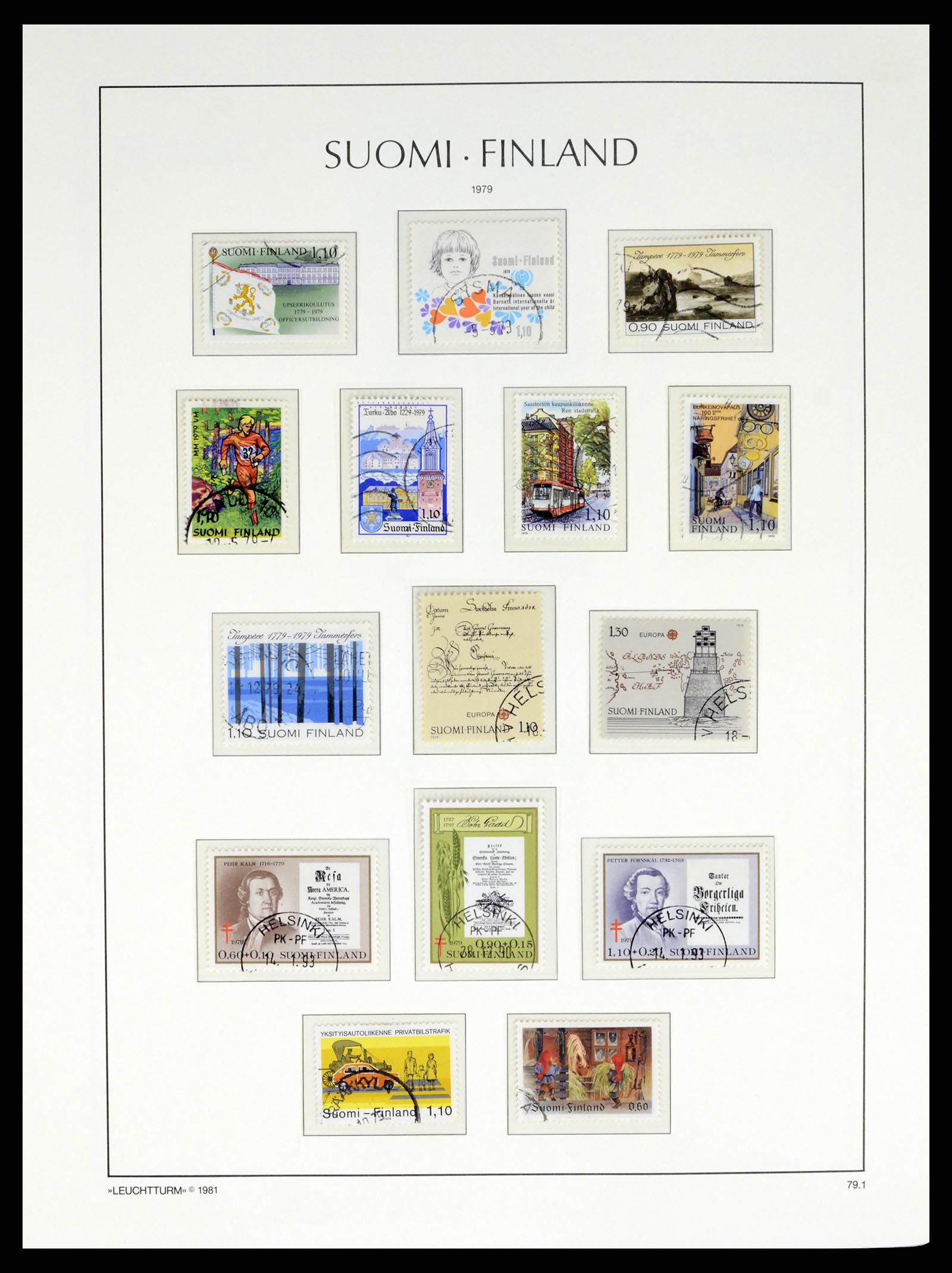 37808 069 - Postzegelverzameling 37808 Finland 1860-2014.