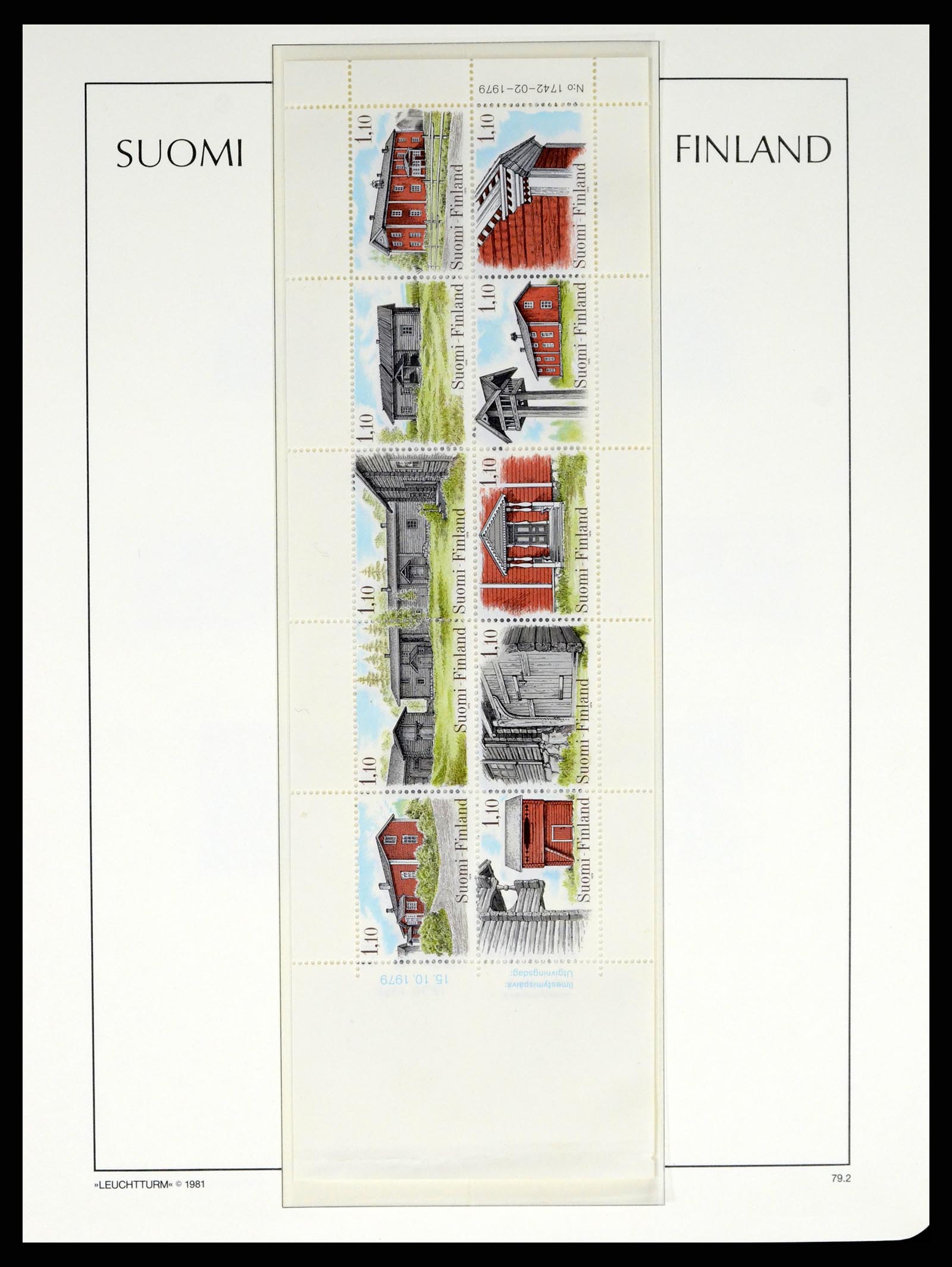 37808 070 - Postzegelverzameling 37808 Finland 1860-2014.