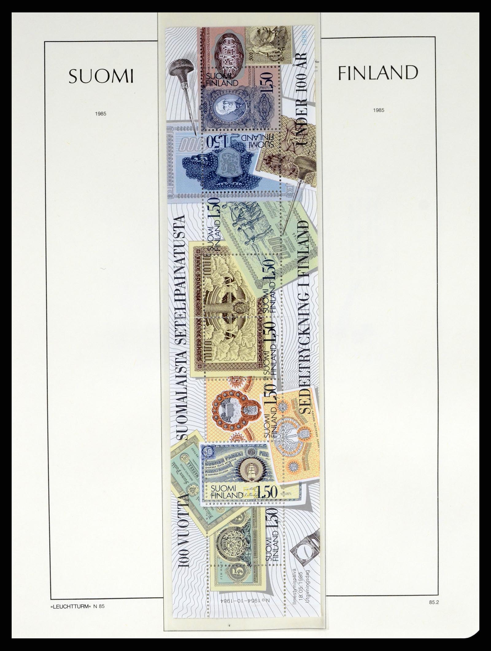 37808 078 - Postzegelverzameling 37808 Finland 1860-2014.