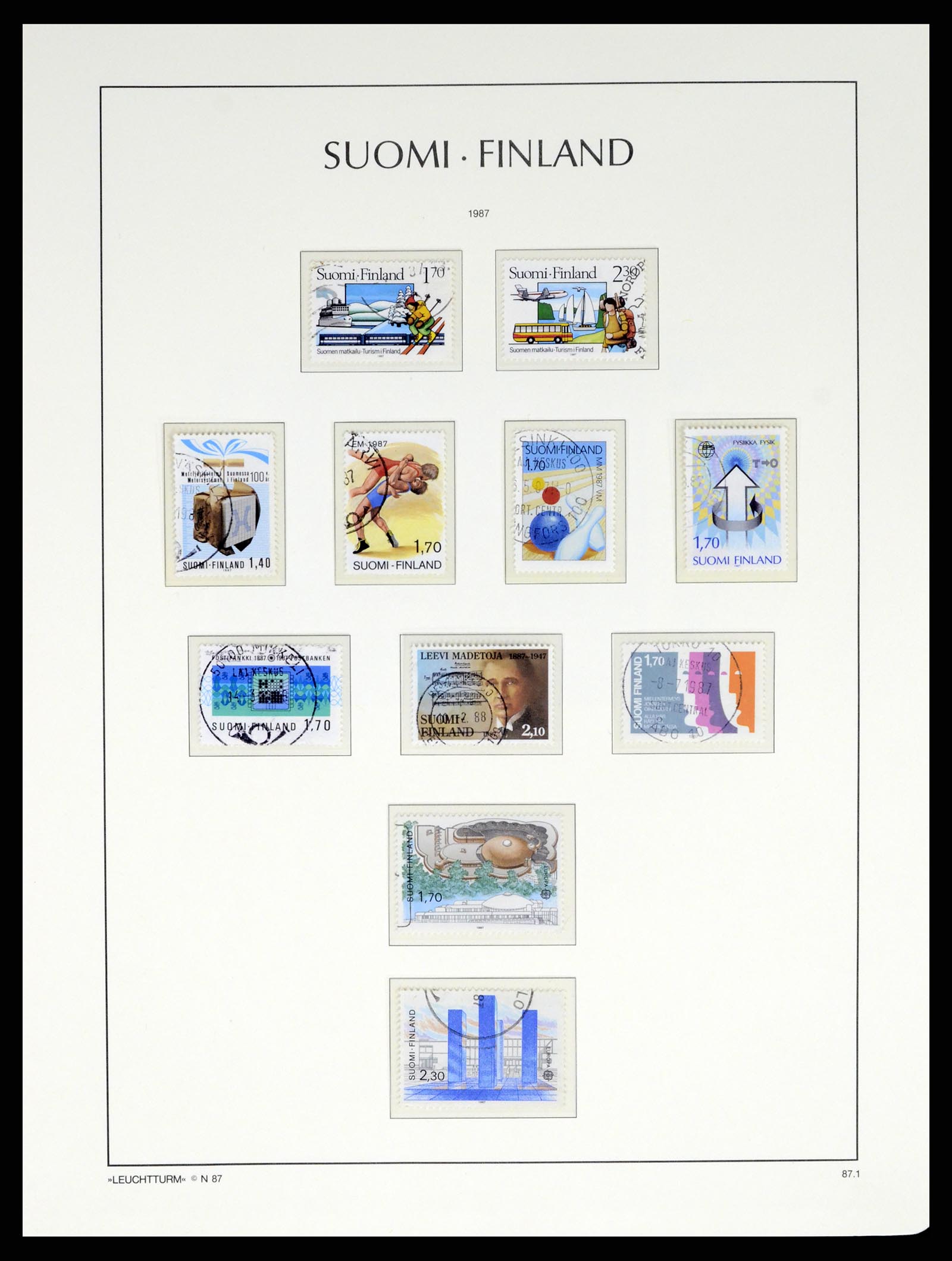 37808 083 - Stamp Collection 37808 Finland 1860-2014.