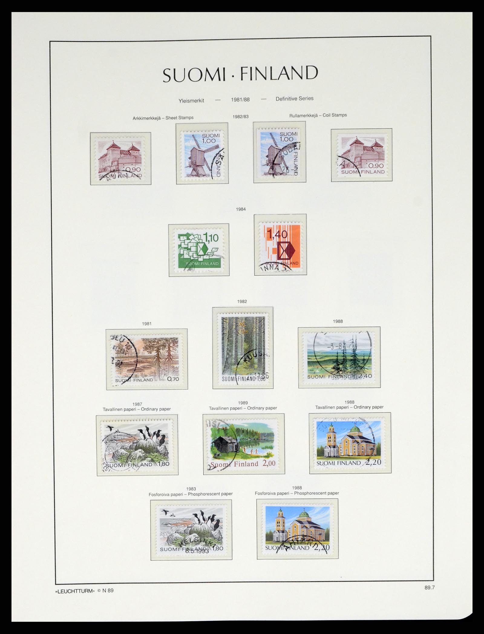 37808 095 - Stamp Collection 37808 Finland 1860-2014.
