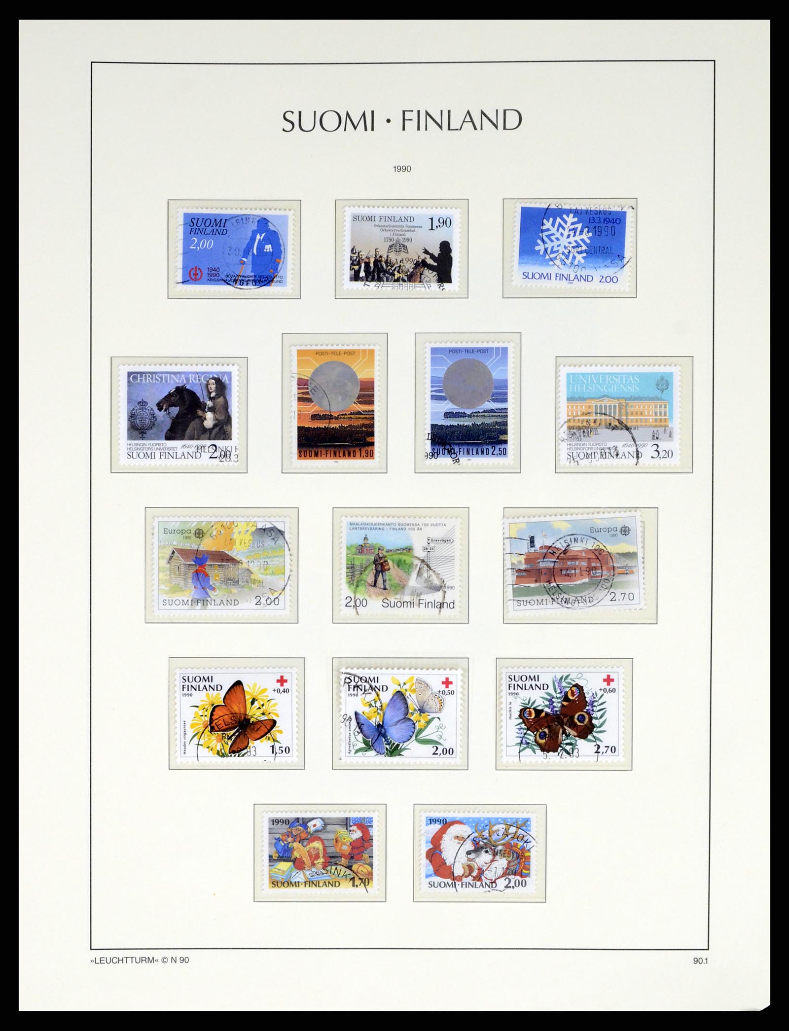 37808 097 - Stamp Collection 37808 Finland 1860-2014.