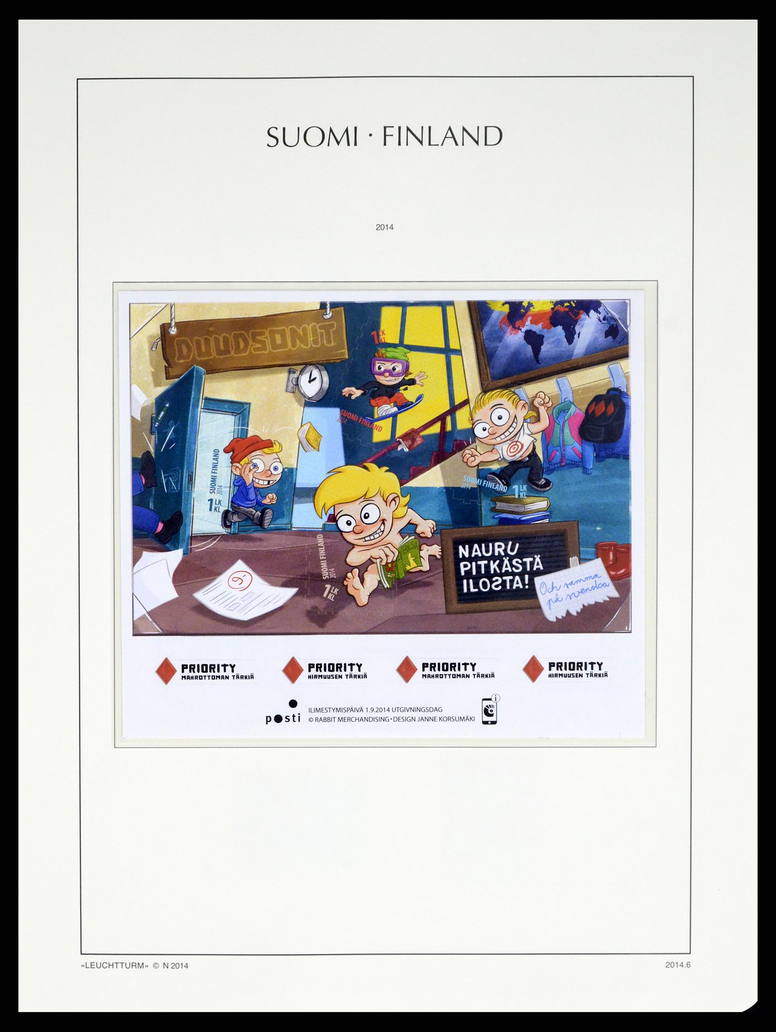 37808 231 - Postzegelverzameling 37808 Finland 1860-2014.