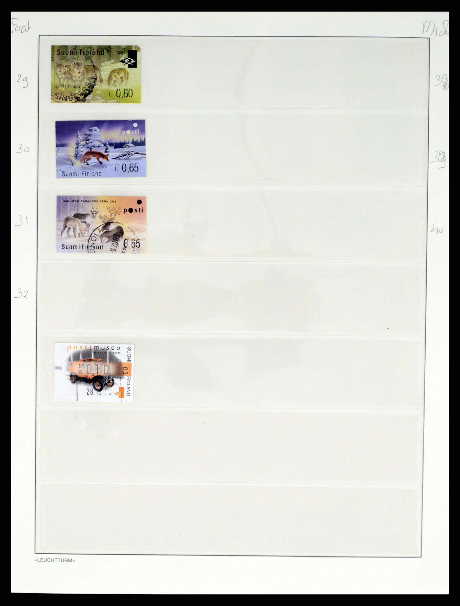 37808 237 - Postzegelverzameling 37808 Finland 1860-2014.
