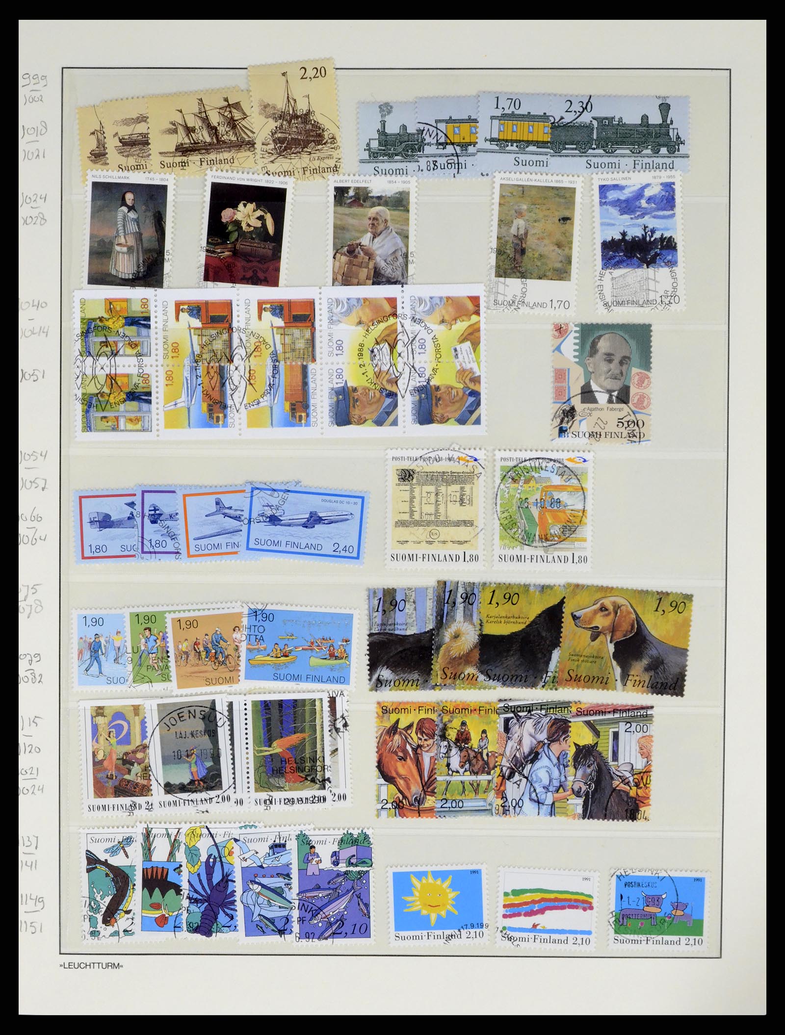 37808 239 - Postzegelverzameling 37808 Finland 1860-2014.