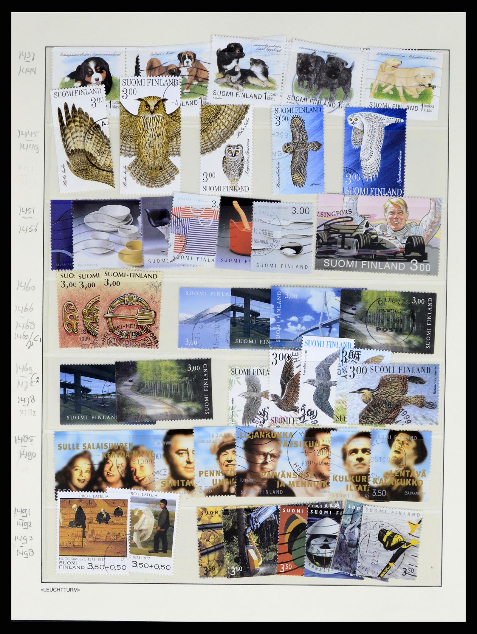 37808 243 - Postzegelverzameling 37808 Finland 1860-2014.