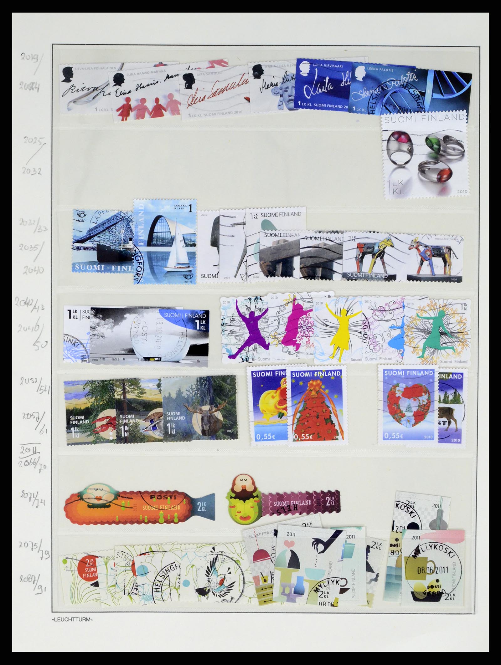 37808 251 - Postzegelverzameling 37808 Finland 1860-2014.