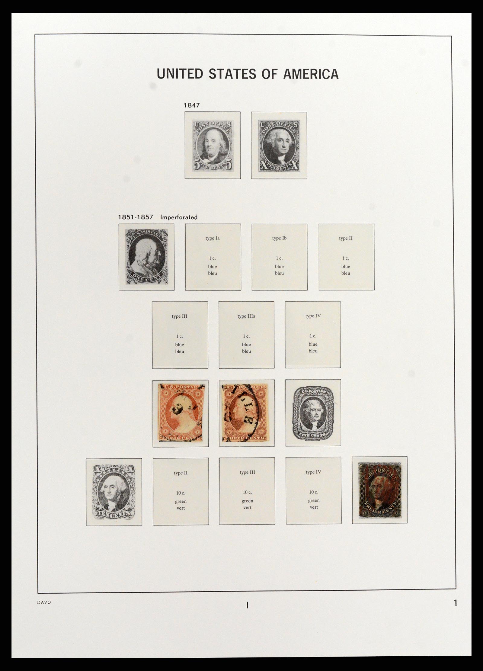 37810 002 - Stamp Collection 37810 USA 1851-2000.