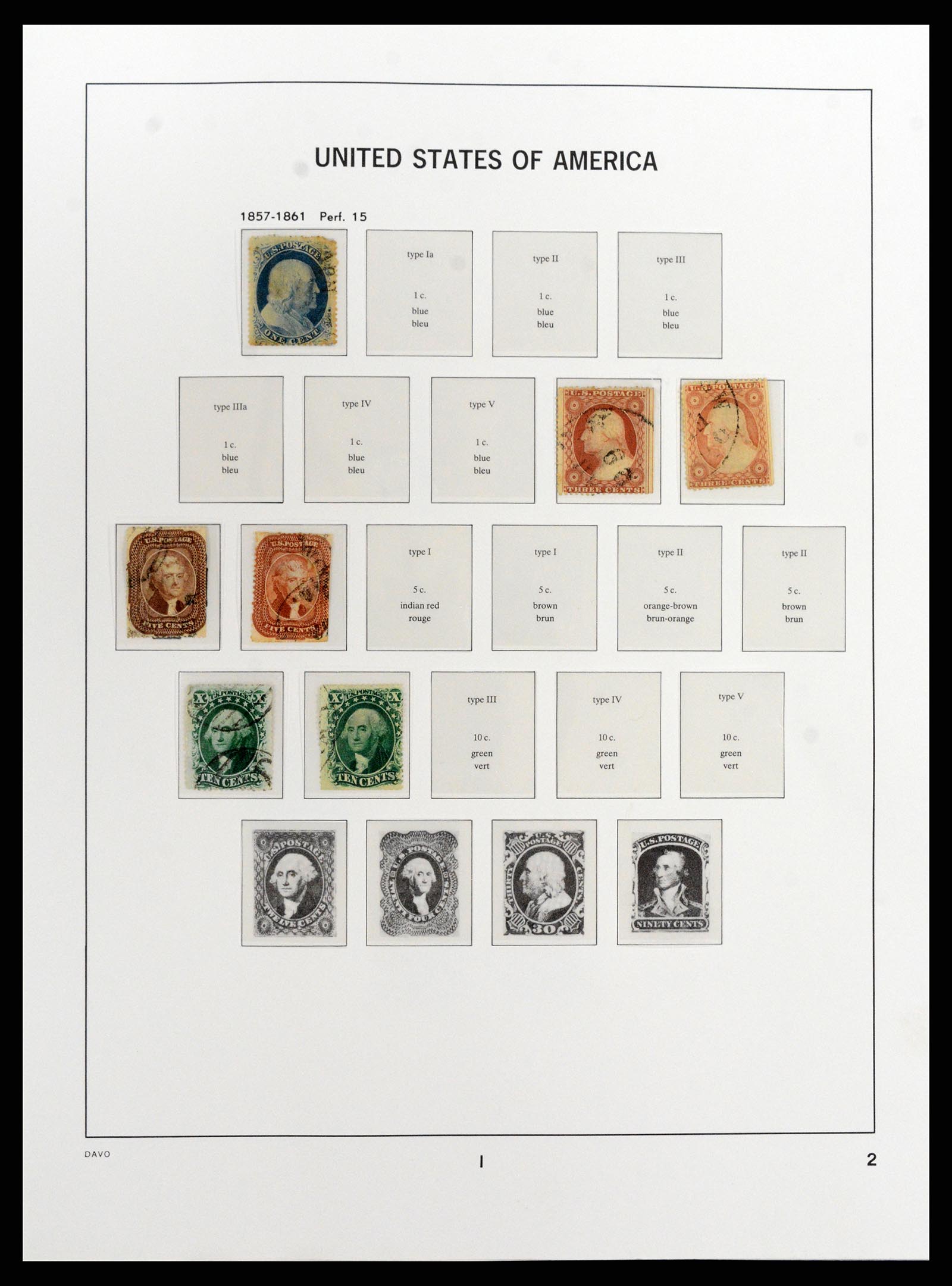 37810 004 - Stamp Collection 37810 USA 1851-2000.