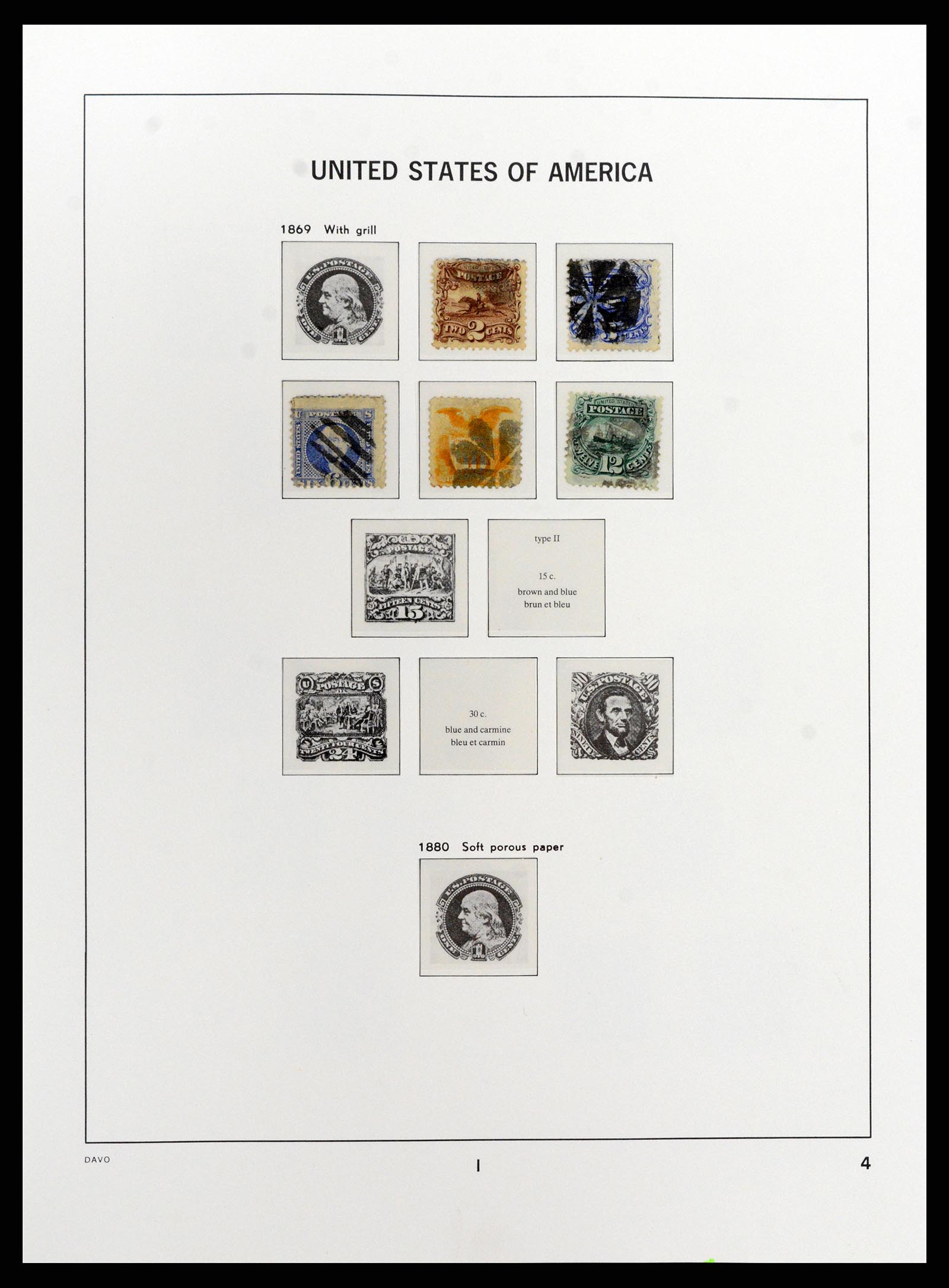 37810 007 - Stamp Collection 37810 USA 1851-2000.