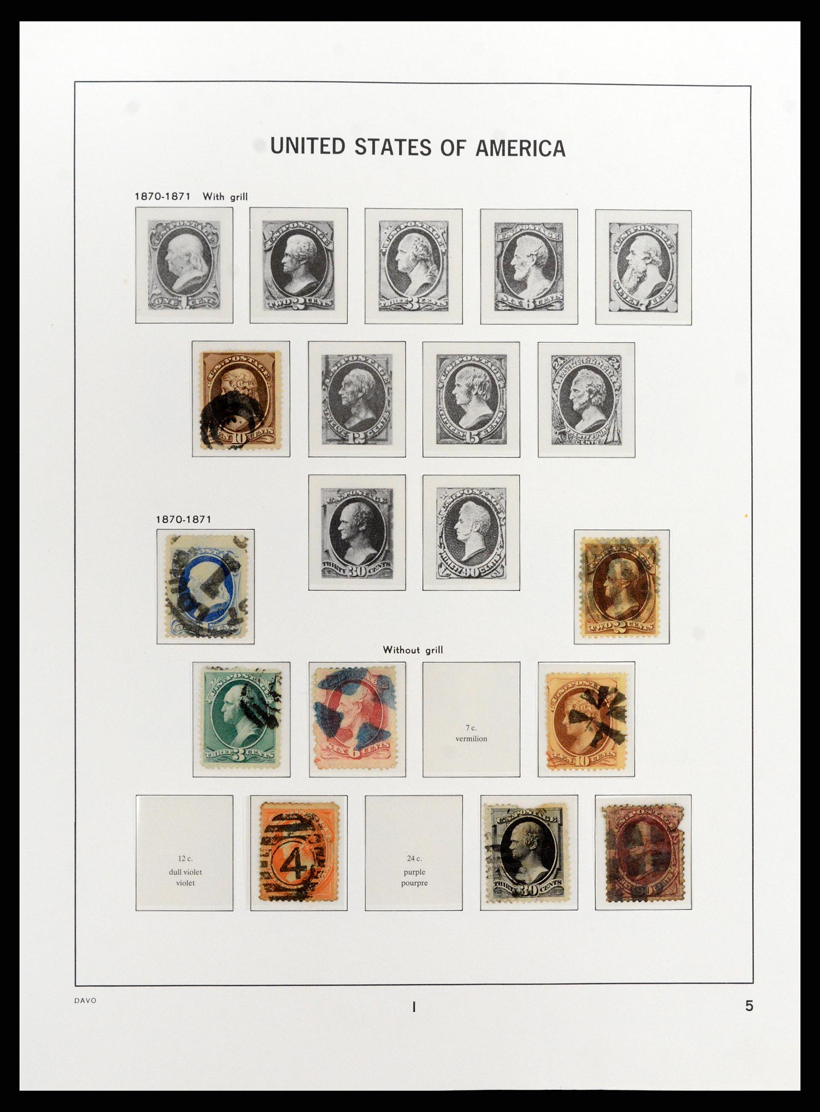 37810 008 - Postzegelverzameling 37810 USA 1851-2000.