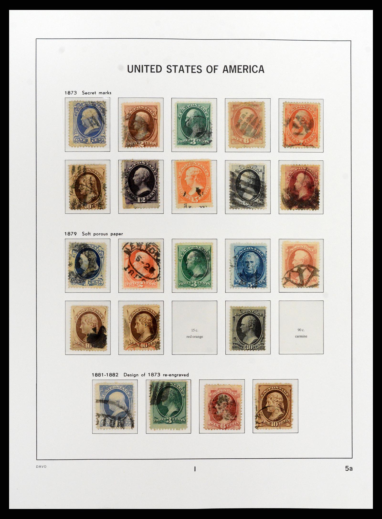 37810 009 - Postzegelverzameling 37810 USA 1851-2000.