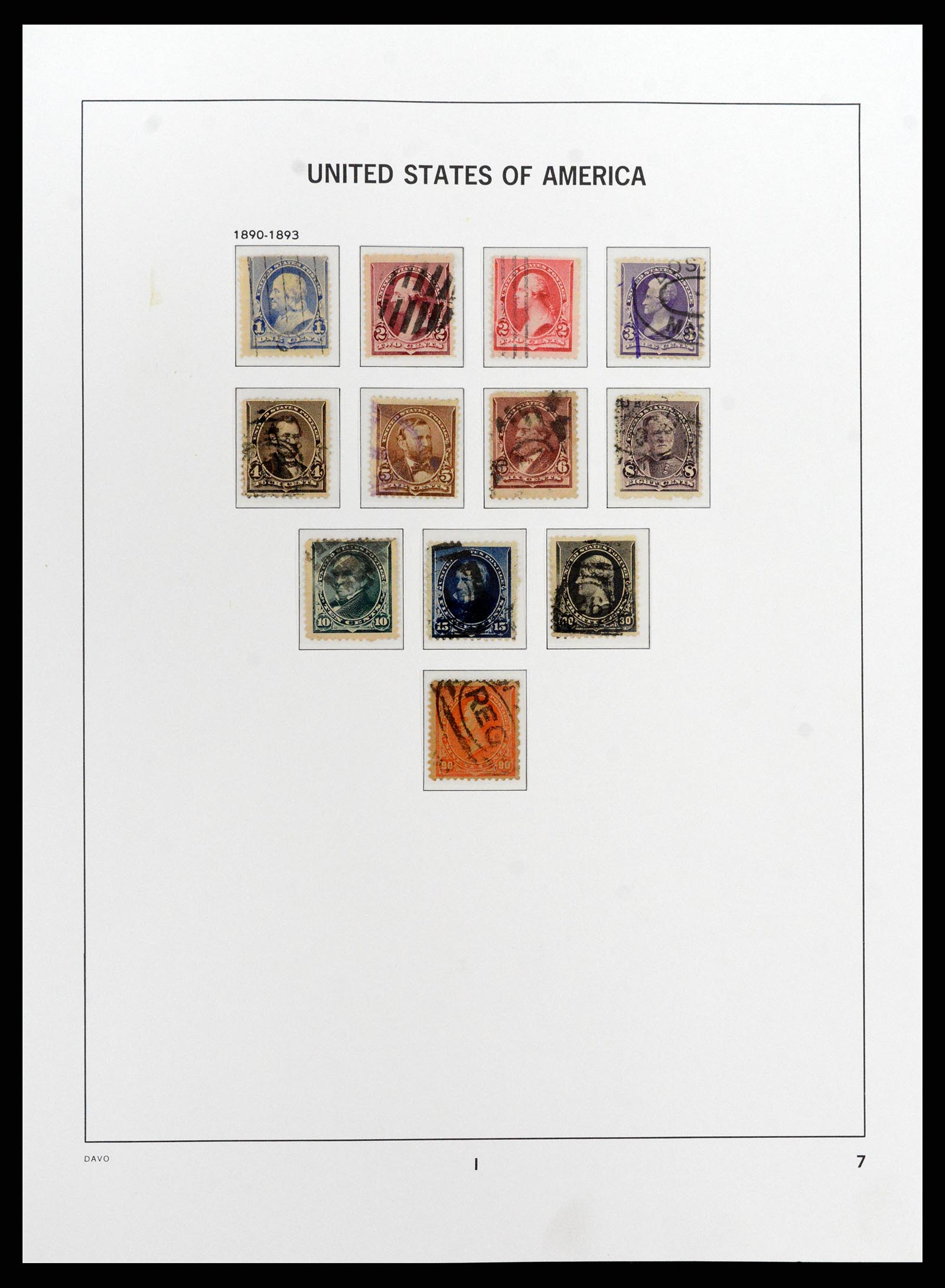 37810 011 - Postzegelverzameling 37810 USA 1851-2000.