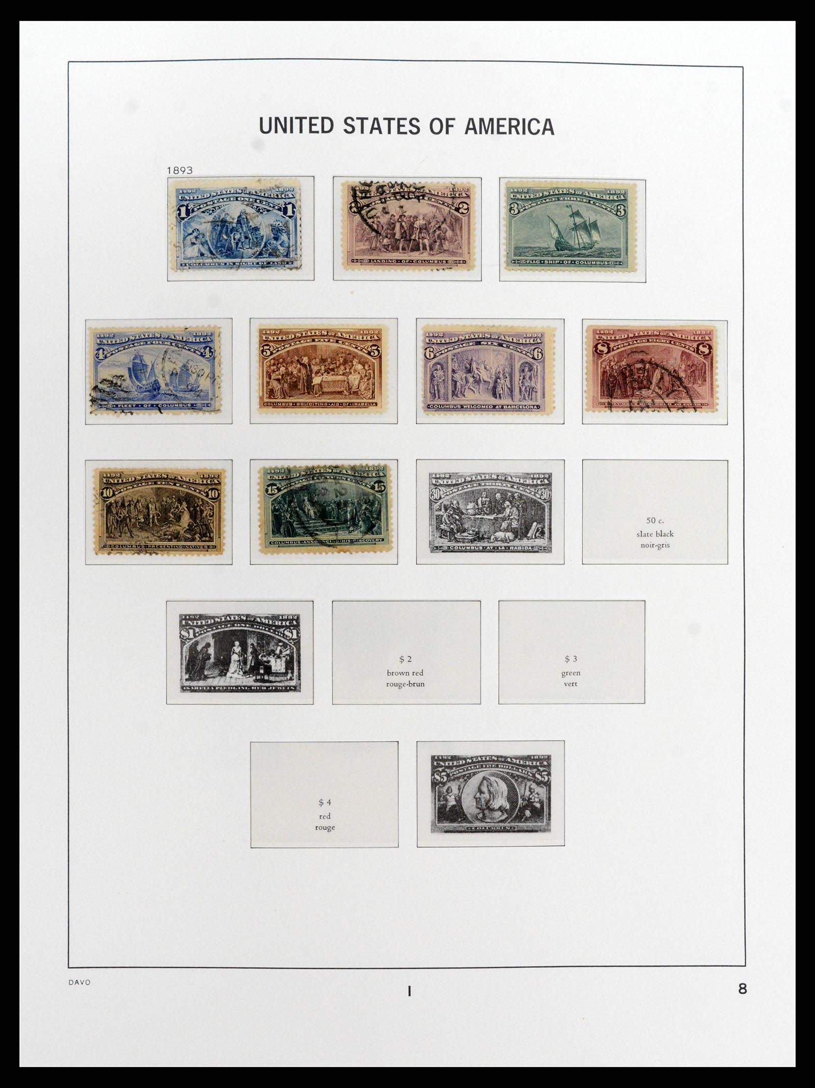 37810 012 - Stamp Collection 37810 USA 1851-2000.