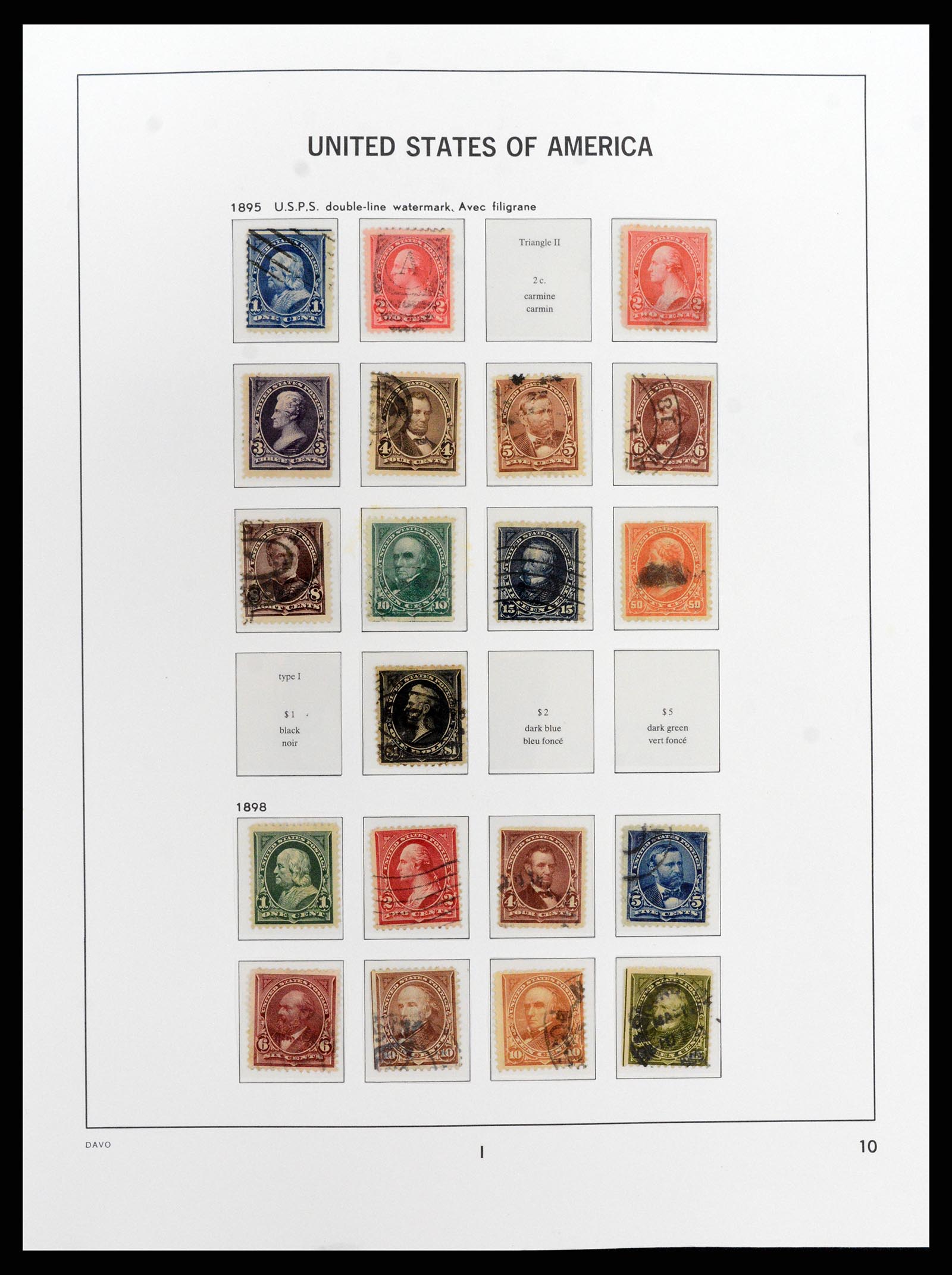 37810 014 - Postzegelverzameling 37810 USA 1851-2000.