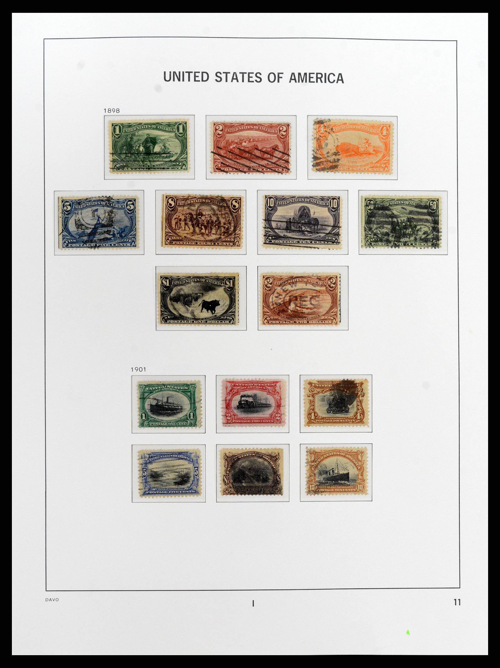 37810 015 - Postzegelverzameling 37810 USA 1851-2000.